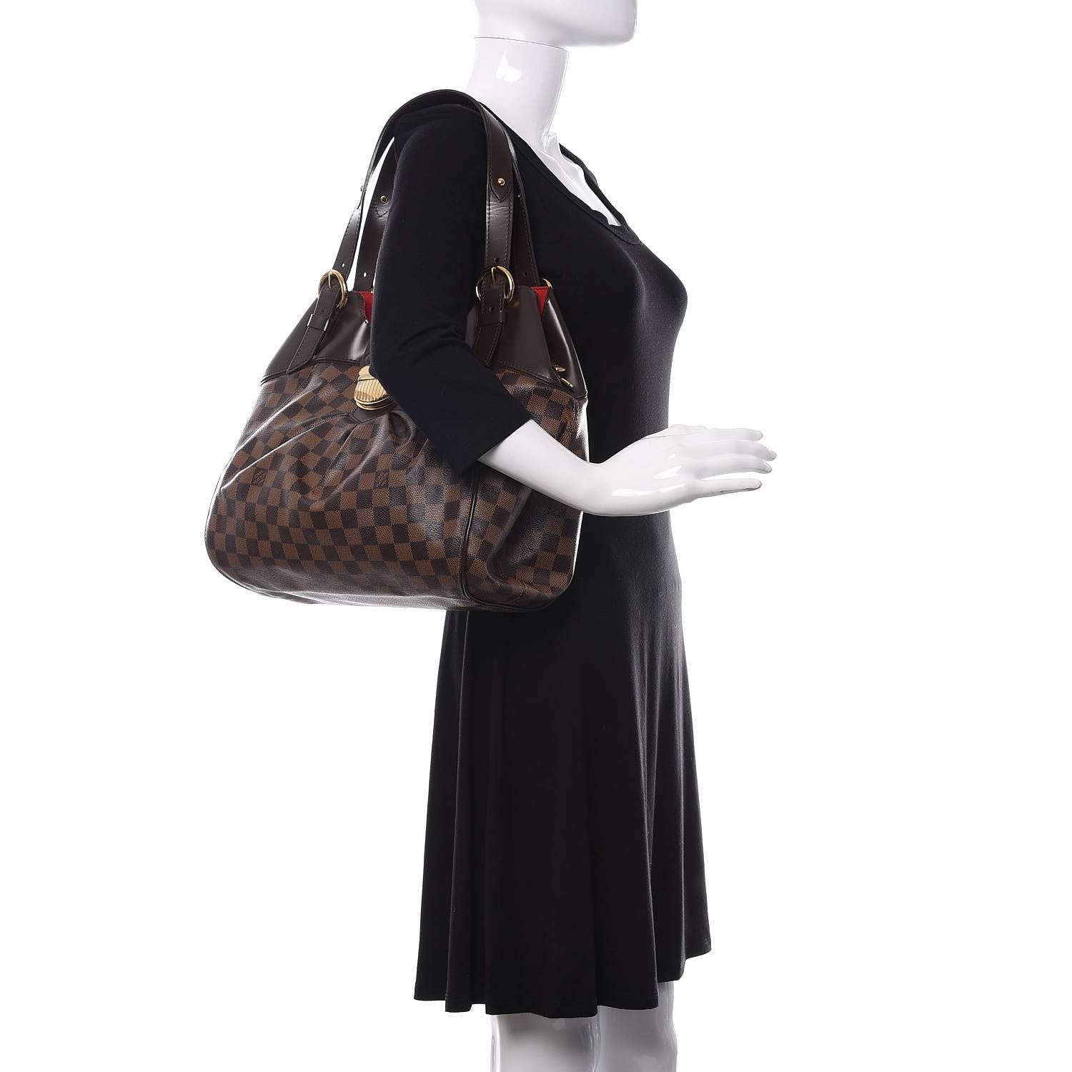 Louis Vuitton Damier Ebene Sistina GM 2 of 9