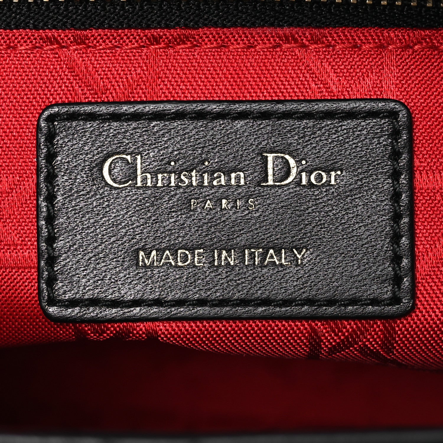 Christian Dior Lambskin Cannage Small My ABCDior Lady Dior Black 6 of 14