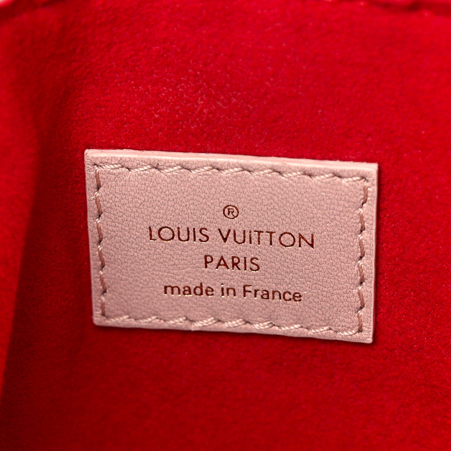 Lambskin Embossed Monogram Fall In Love Coussin PM Dragée Light Pink