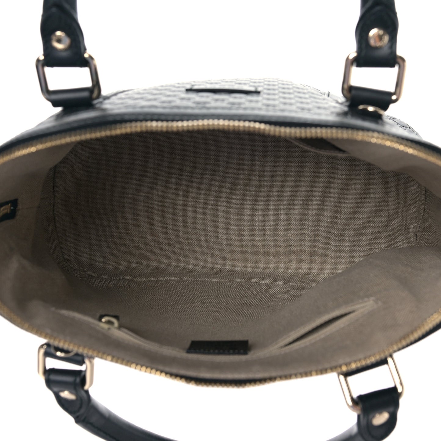 Microguccissima Medium Dome Bag Black