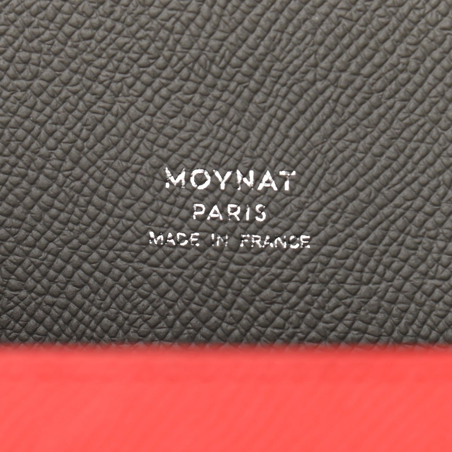 Carat Calfskin Madeleine Bag Coral Zinc