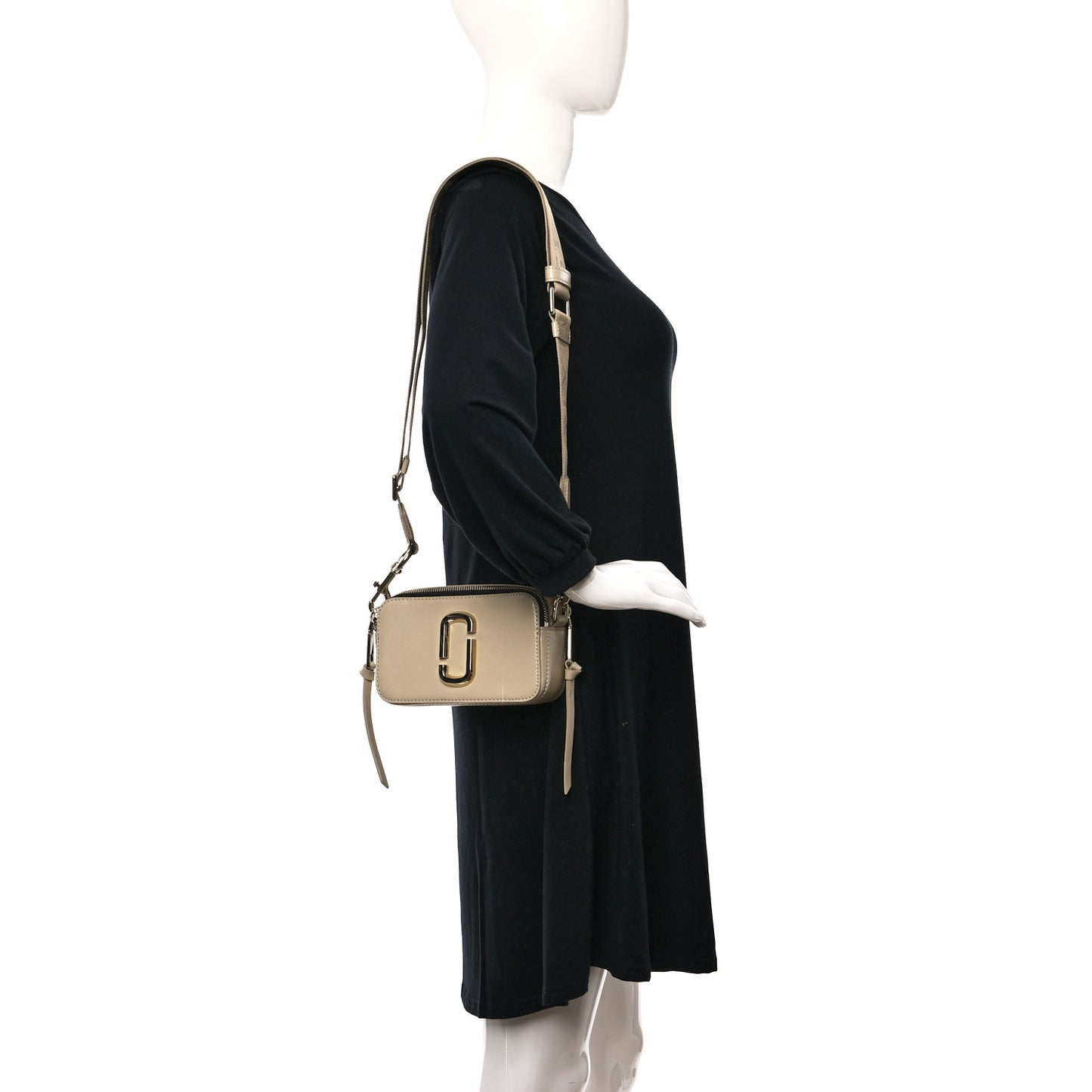 Saffiano Small Snapshot Camera Bag Khaki