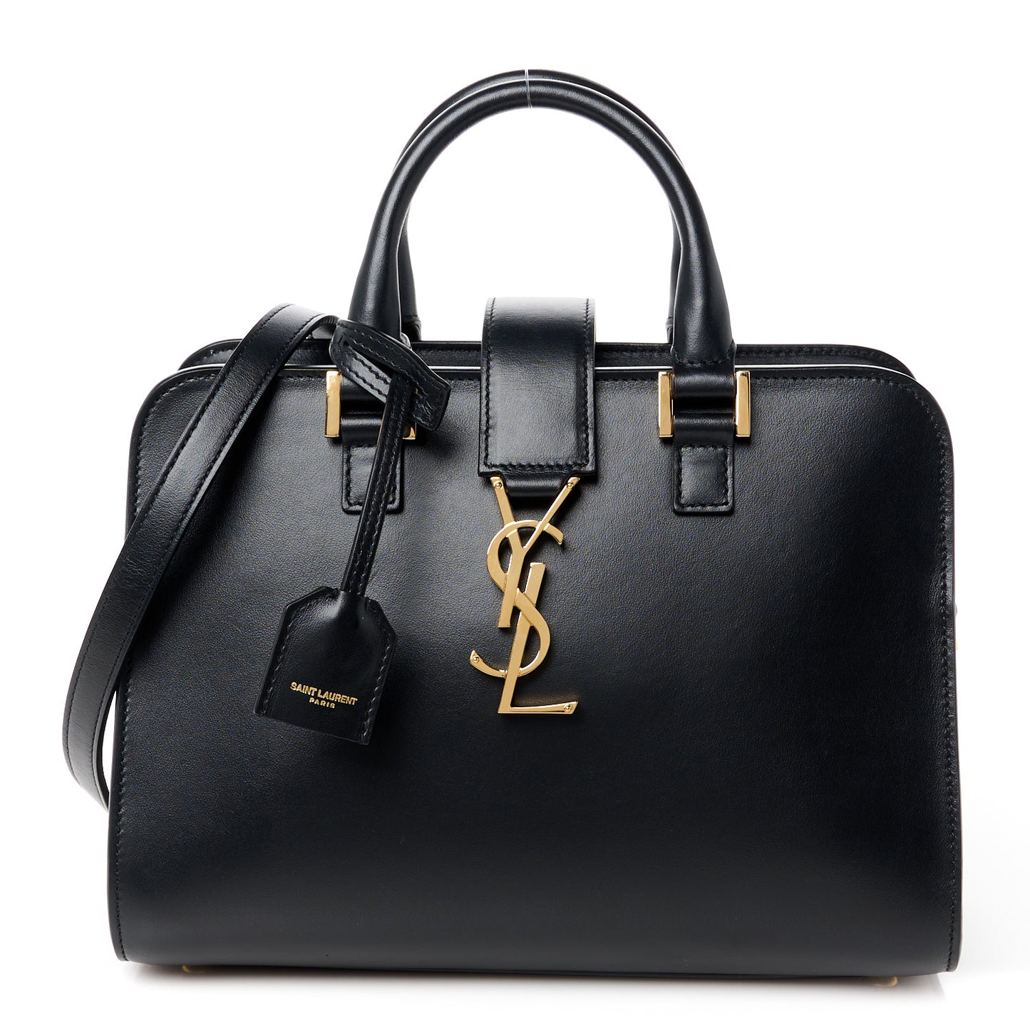 Calfskin Monogram Baby Cabas Black