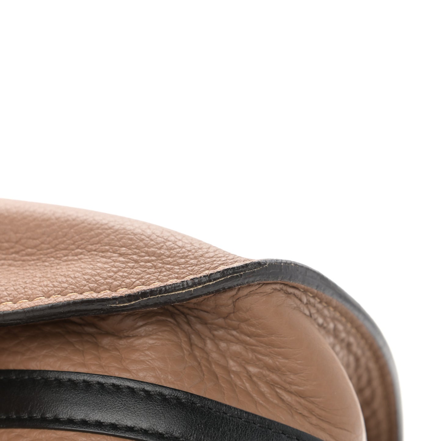 Grained Calfskin Small Hayley Hobo Nut