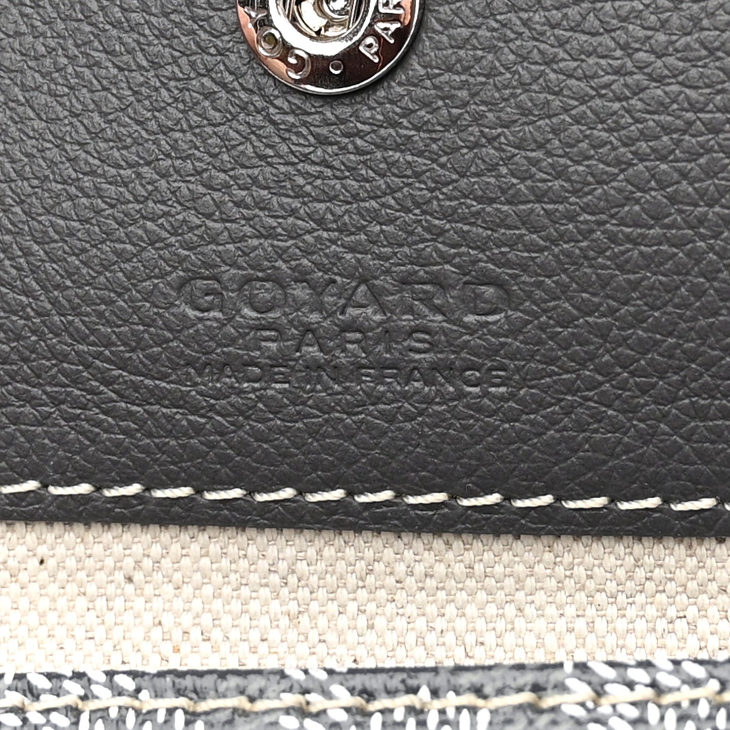 Goyardine Heart Saint Louis PM Grey