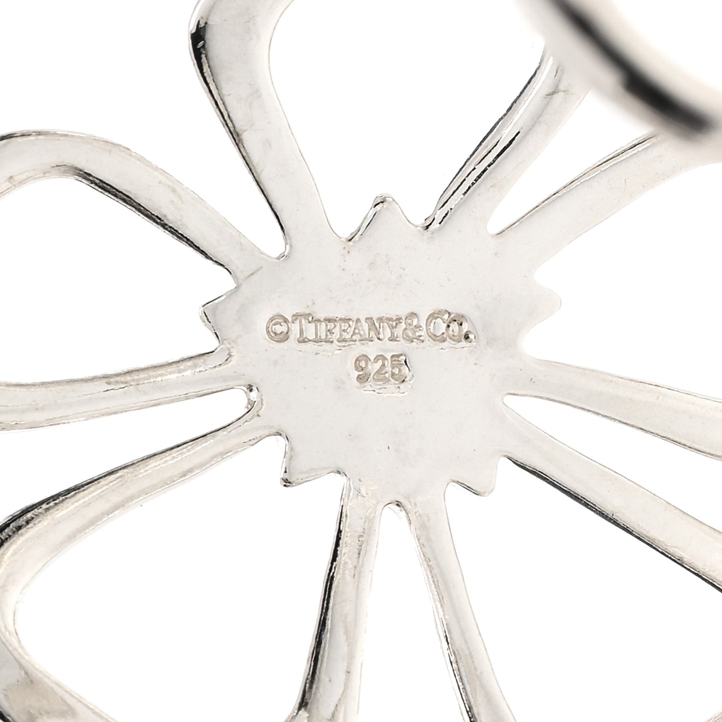 Sterling Silver Elsa Peretti Hibiscus Flower Cuff Bracelet