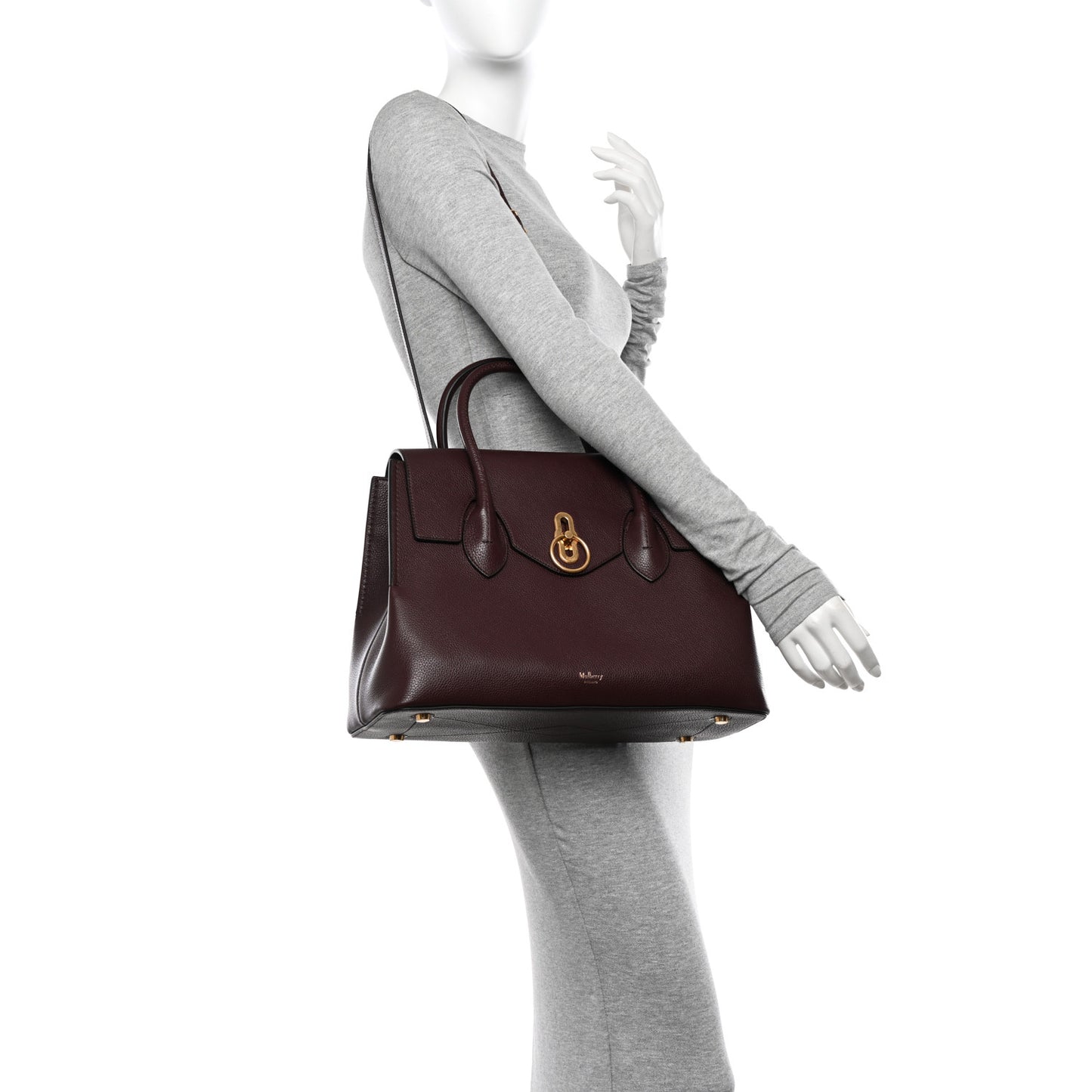 Small Classic Grain Calfskin Seaton Oxblood