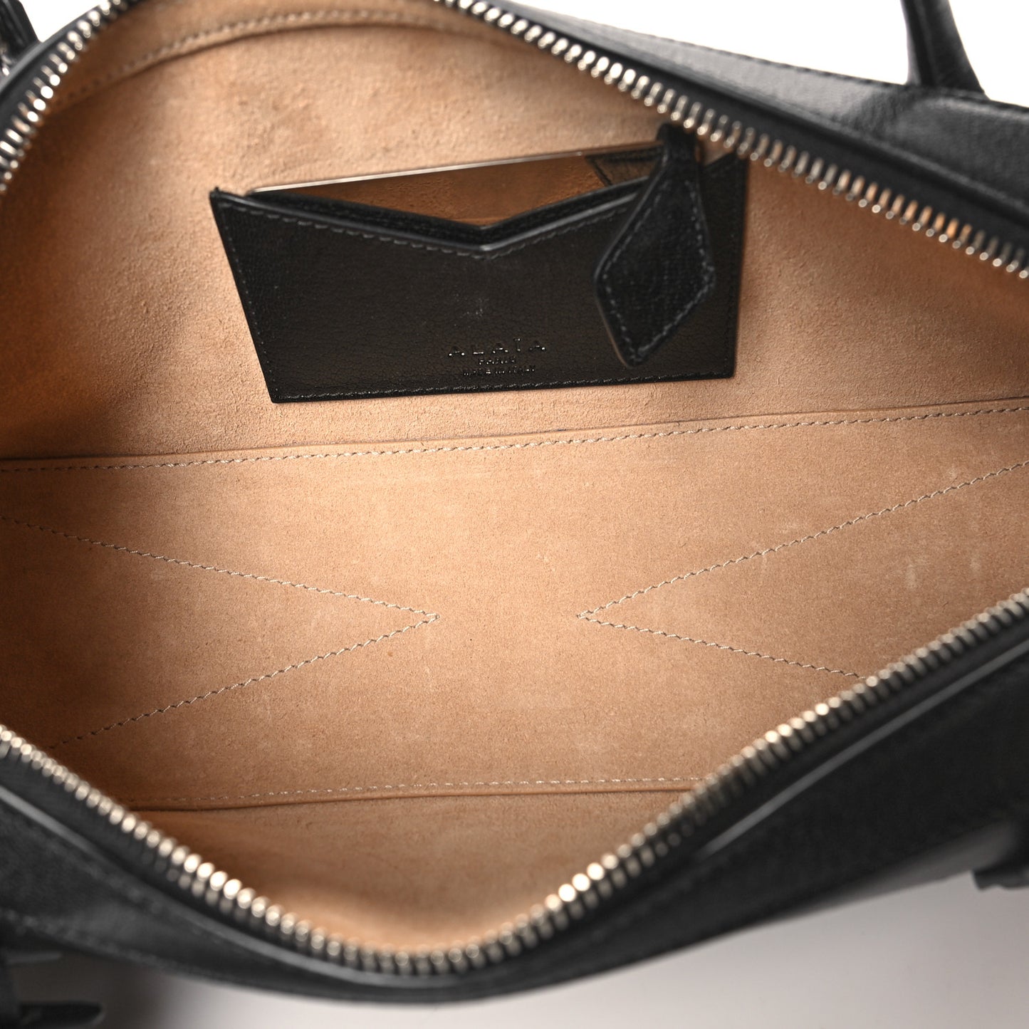 Goatskin Medium Le Teckel Bag Black