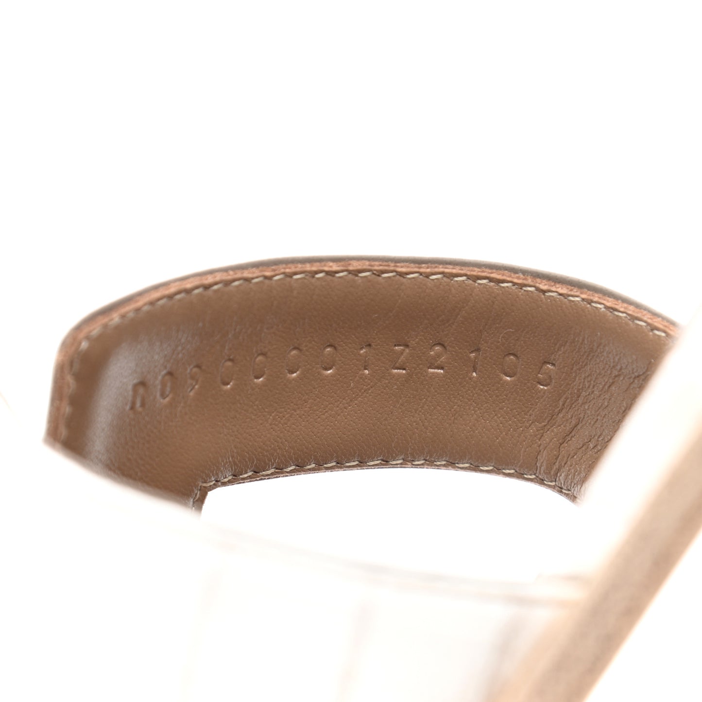 Matte Niloticus Crocodile Himalaya Oran Sandals 39 Blanc