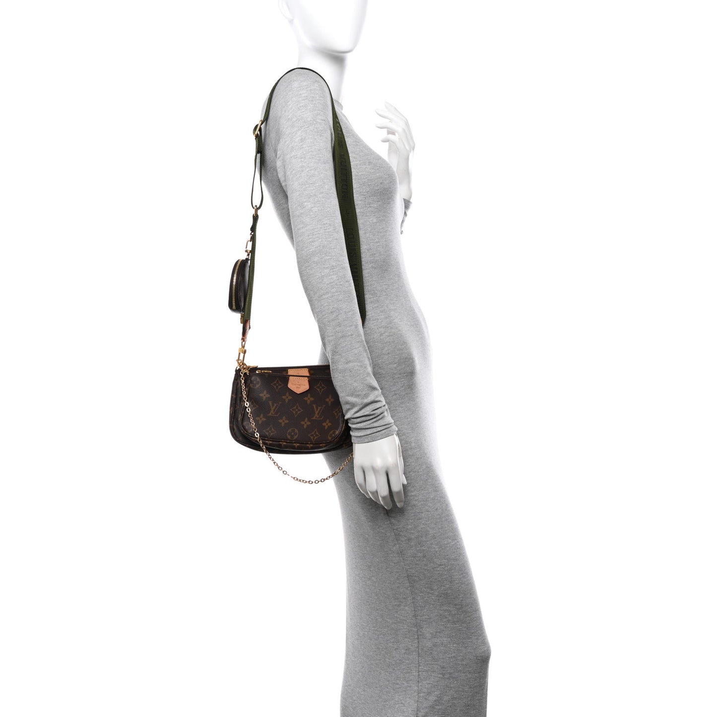 Monogram Multi Pochette Accessories Kaki