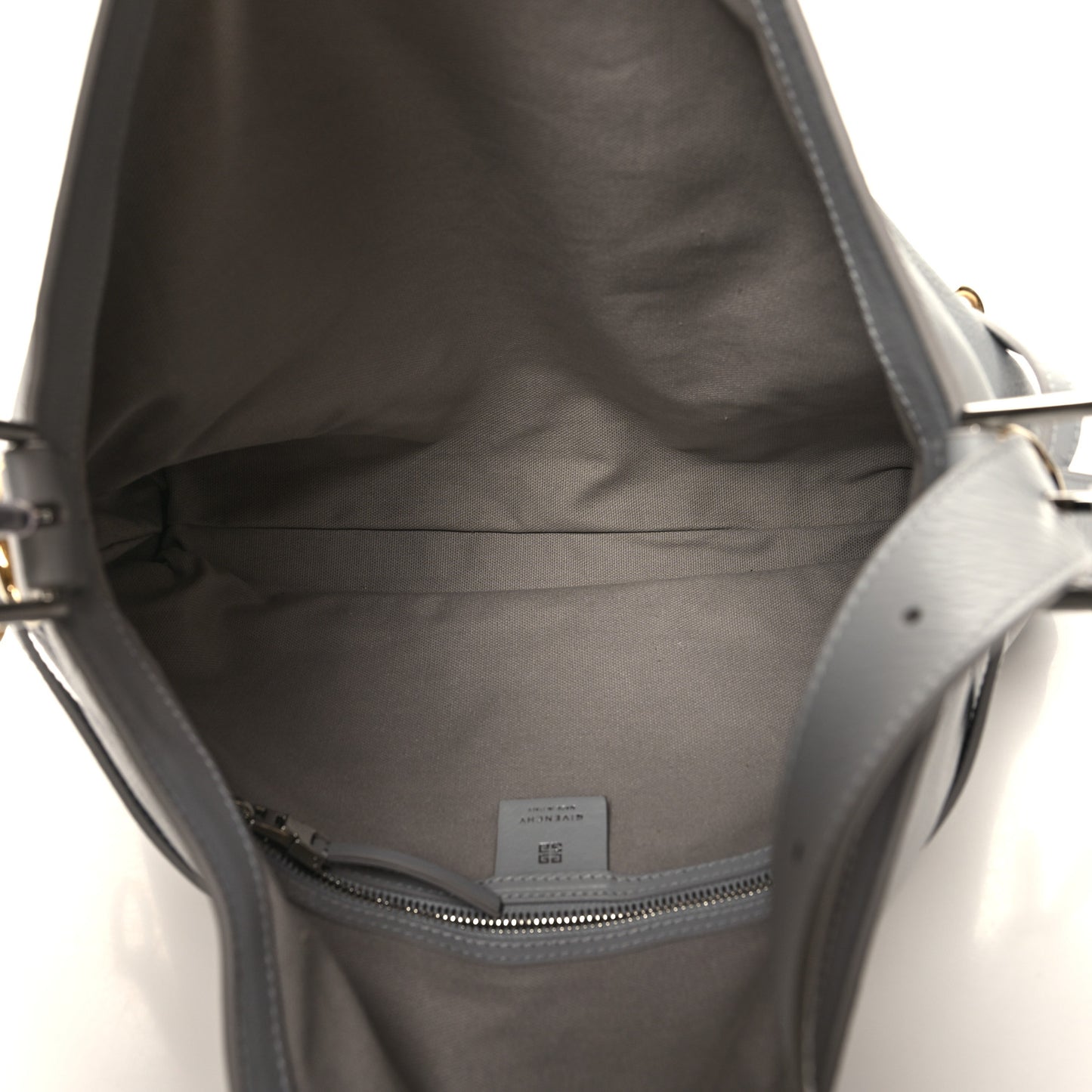 Calfskin Medium Voyou Bag Light Grey