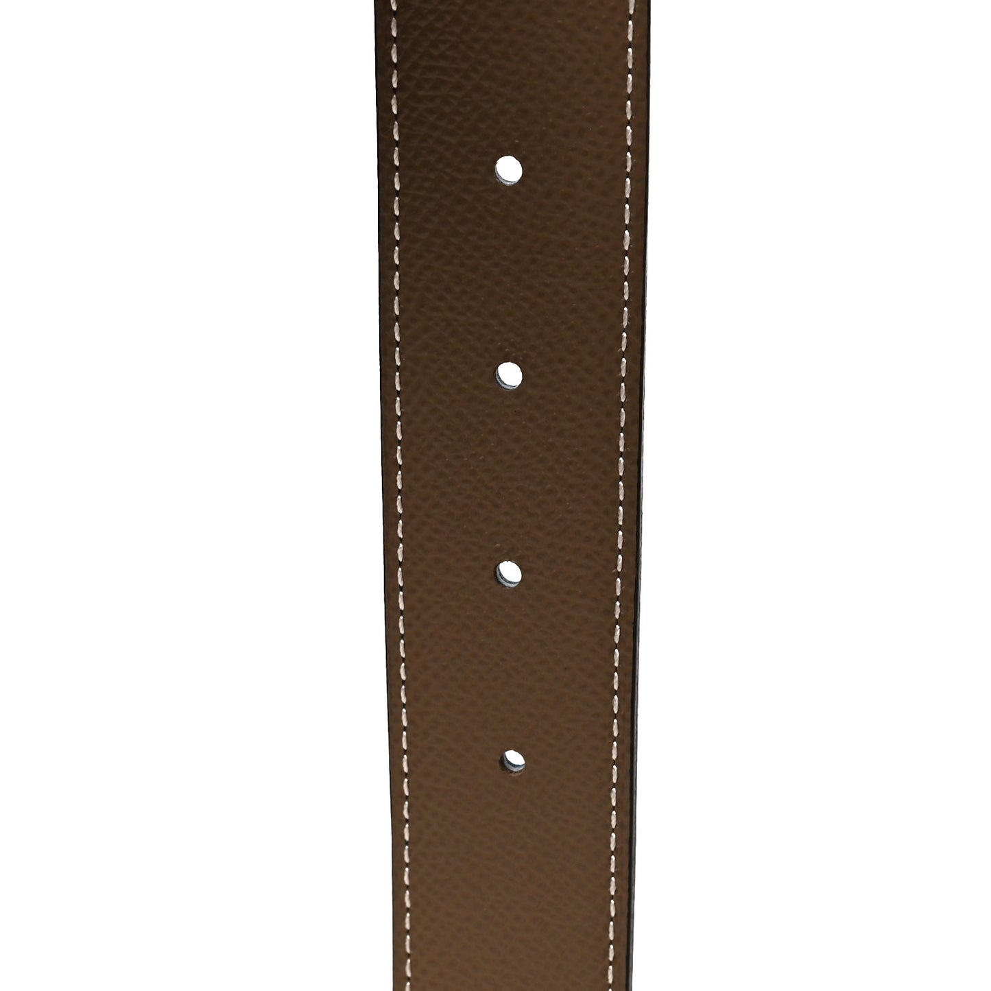 Epsom 32mm H Belt 80 Bleu Frida Etoupe