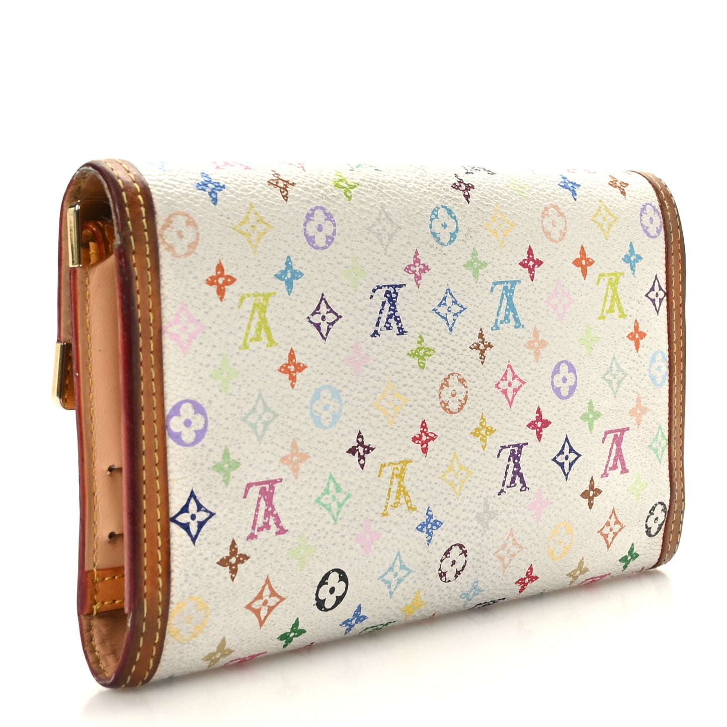 Monogram Multicolor Porte Tresor International Wallet White