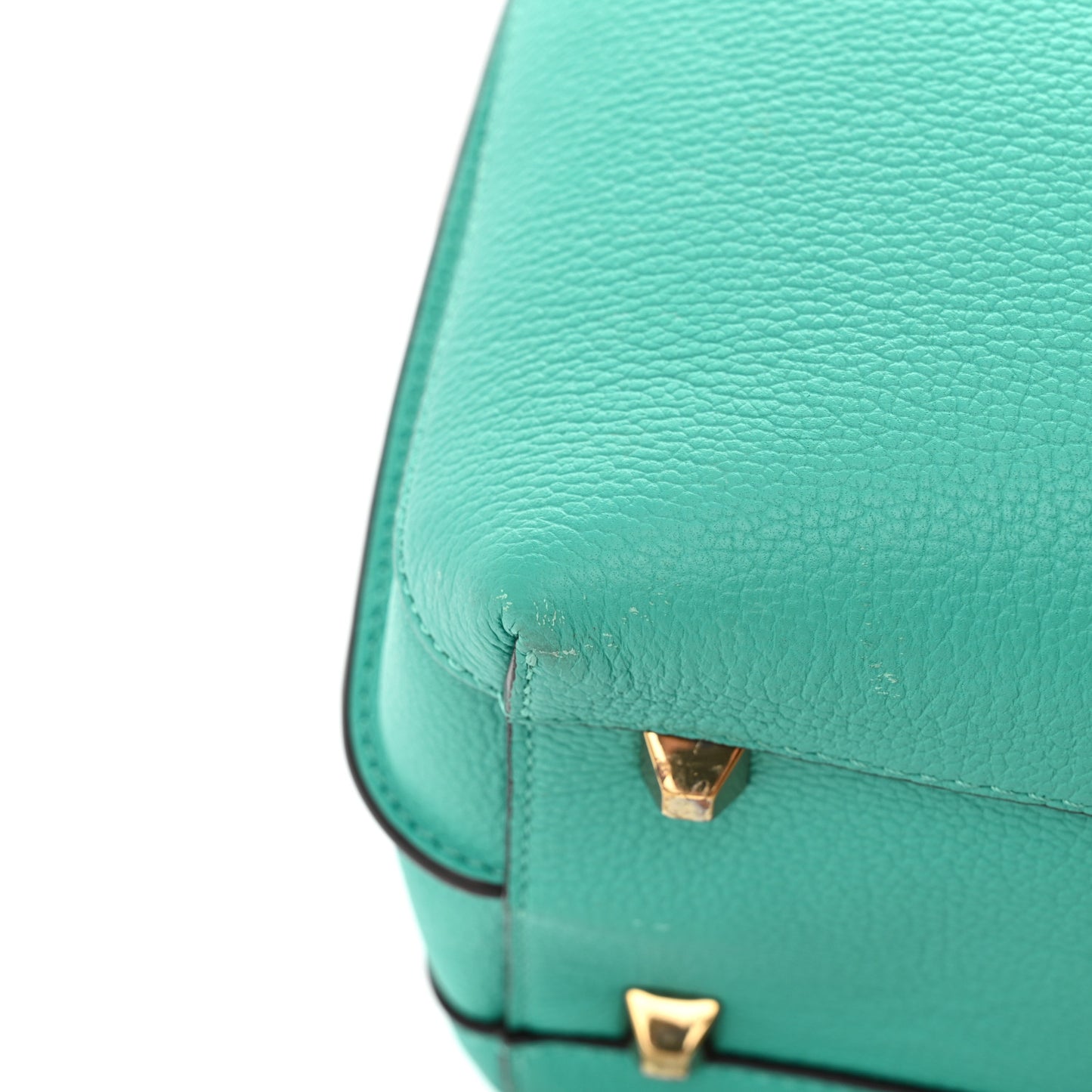 Grained Calfskin Medium Milla Hobo Oasis Green