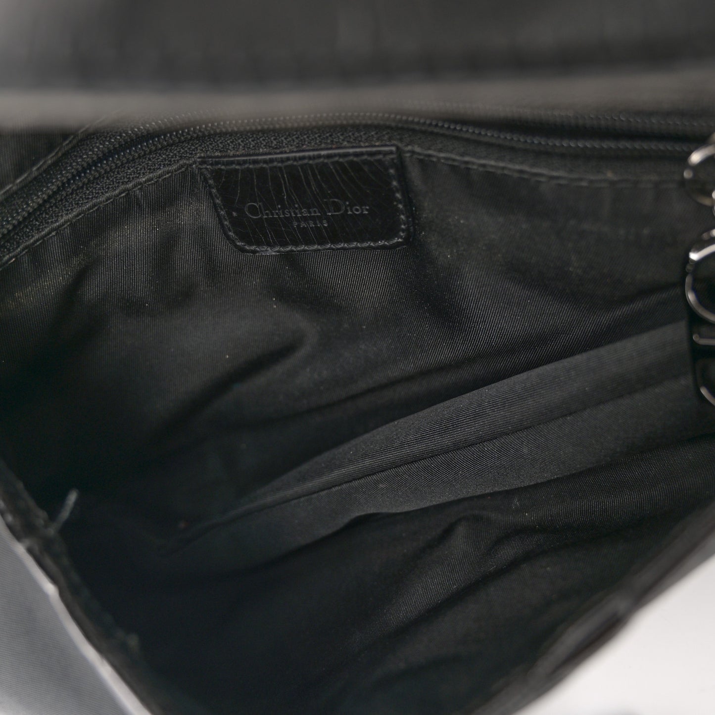 Nylon Saddle bag Black