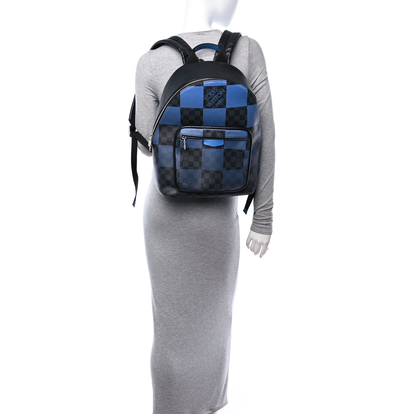 Damier Graphite Giant Josh Backpack Blue