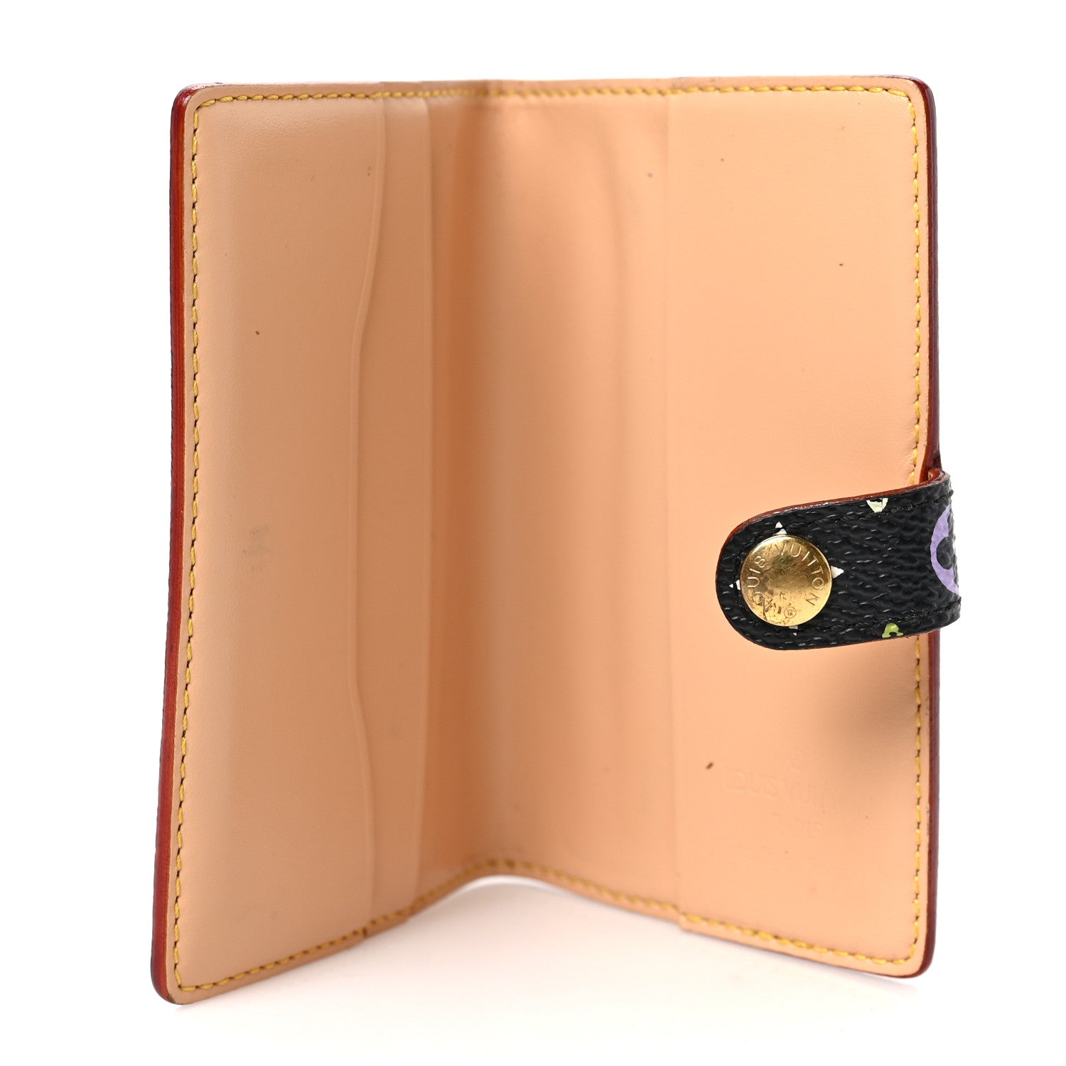 Louis Vuitton Monogram Multicolor Carnet de Bal Mini Agenda Cover Black 5 of 6