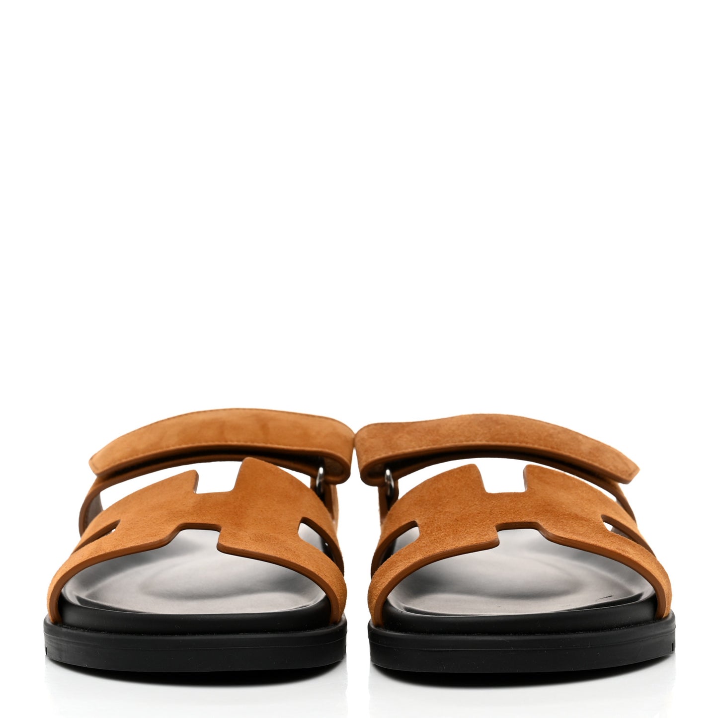Suede Goatskin Womens Chypre Sandals 37 Naturel
