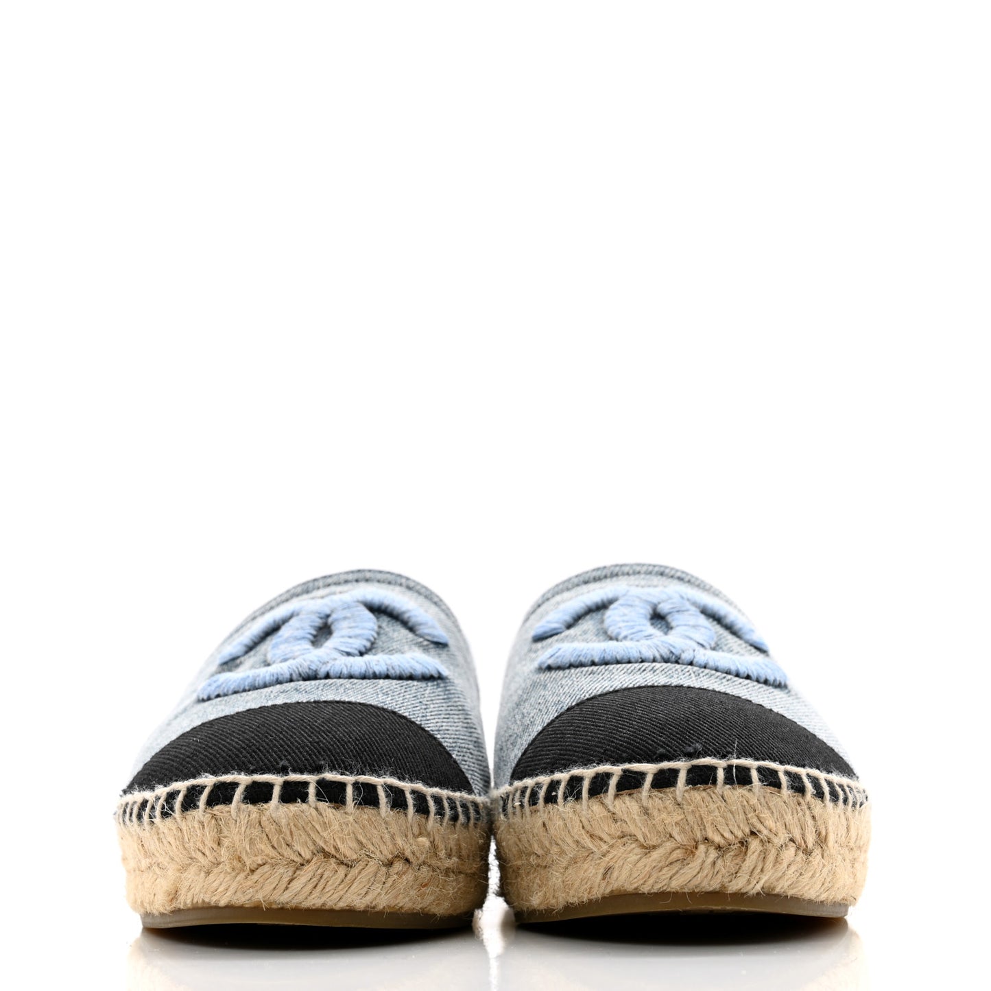 Denim CC Espadrilles 37 Blue Black