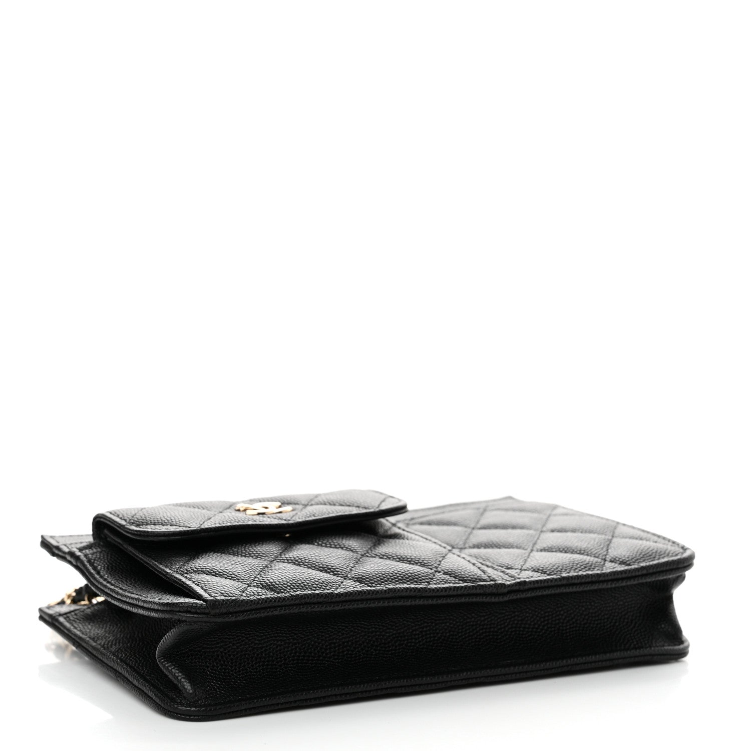 Chanel Caviar Quilted In & Out Chain Wallet Black 4 of 12