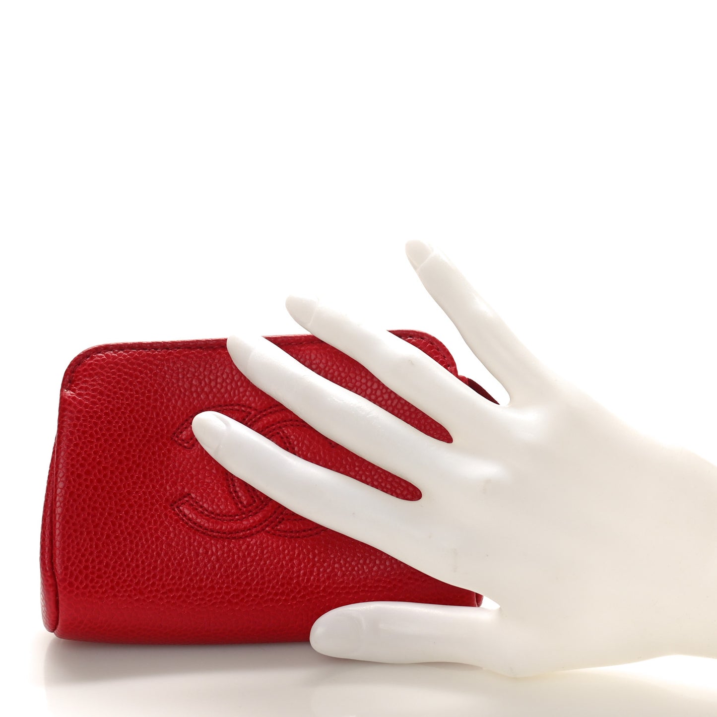 Caviar Timeless CC Cosmetic Pouch Bag Red