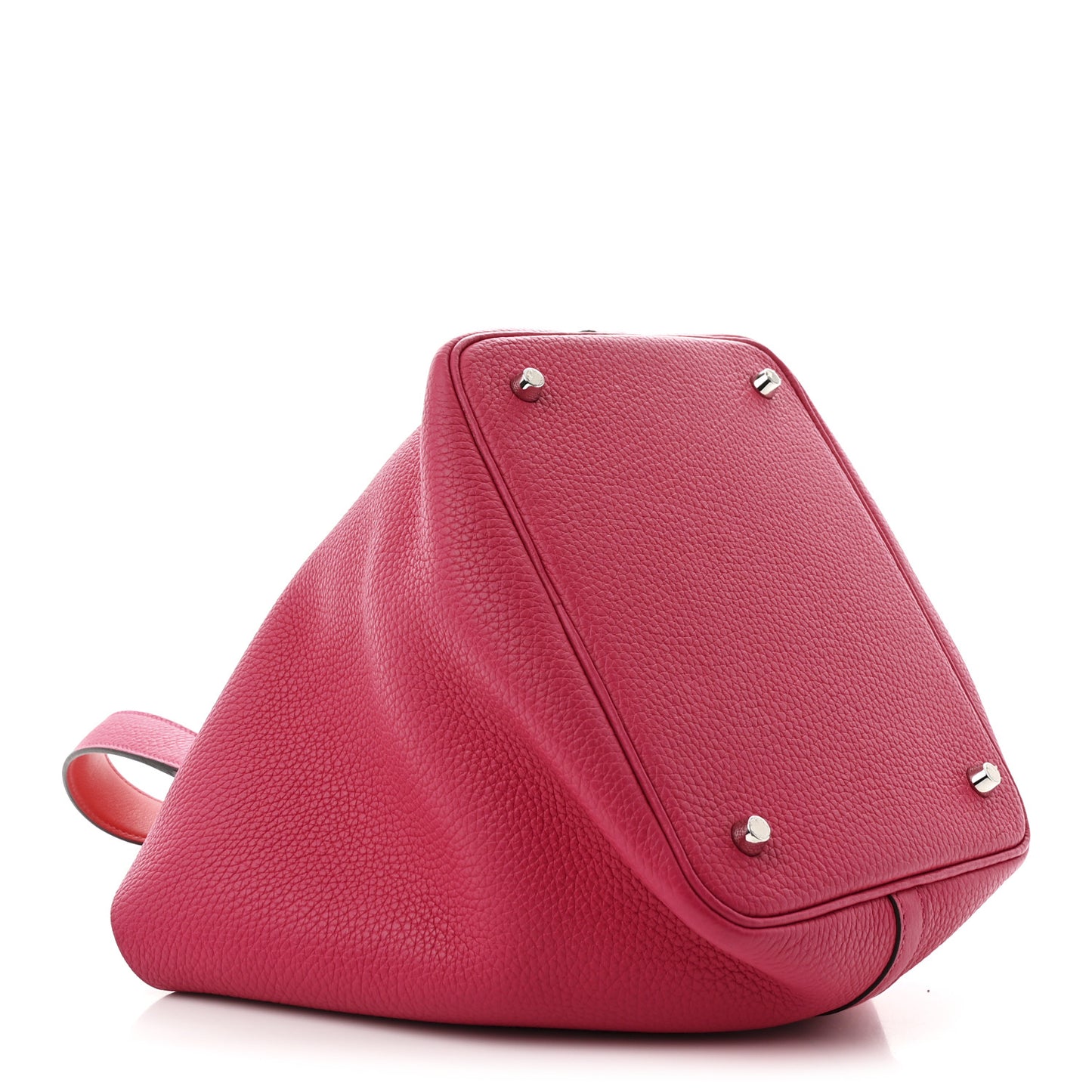 Taurillon Clemence Swift Eclat Picotin Lock 22 MM Rose Mexico Rouge De Coeur