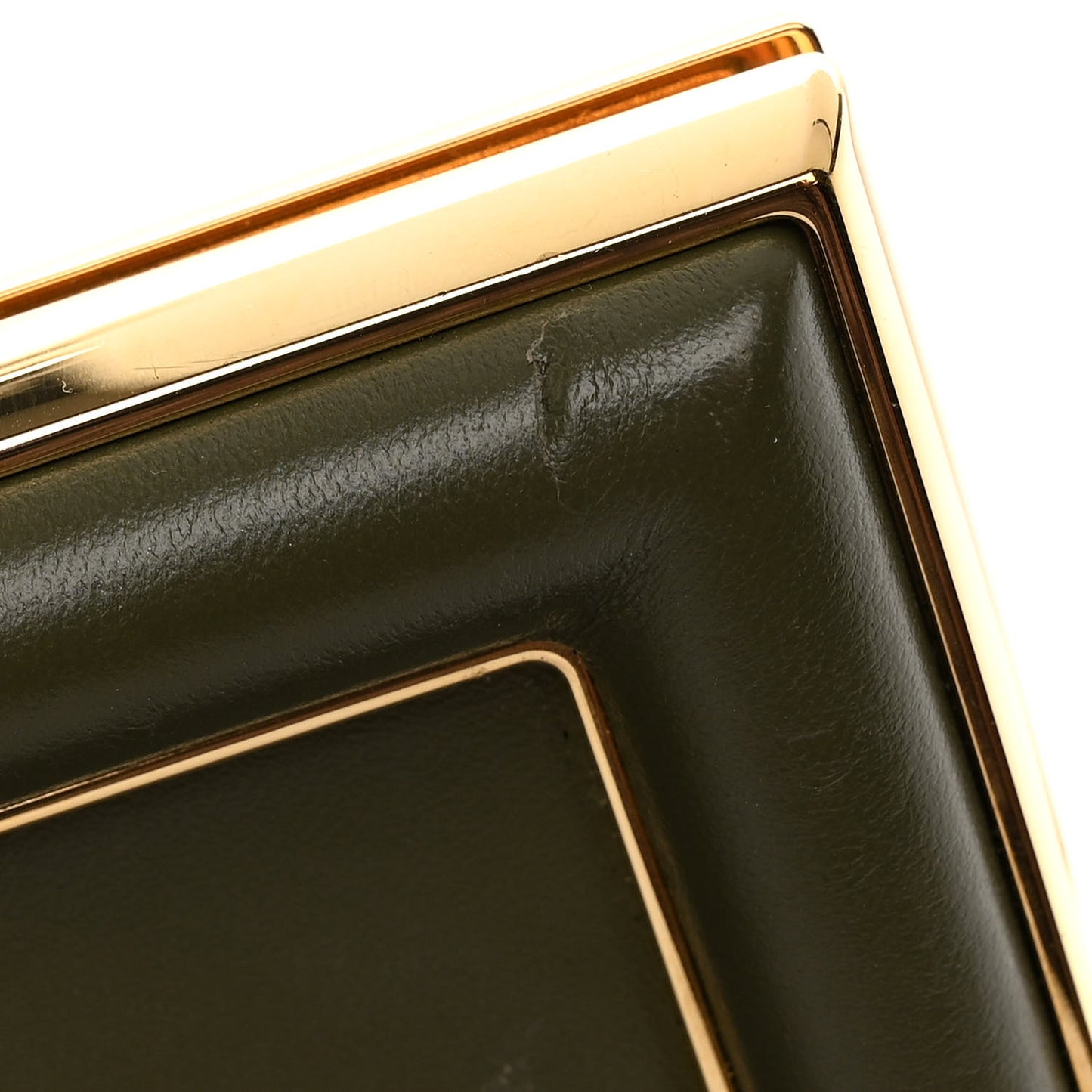 Shiny Nappa Small Fendi First Green