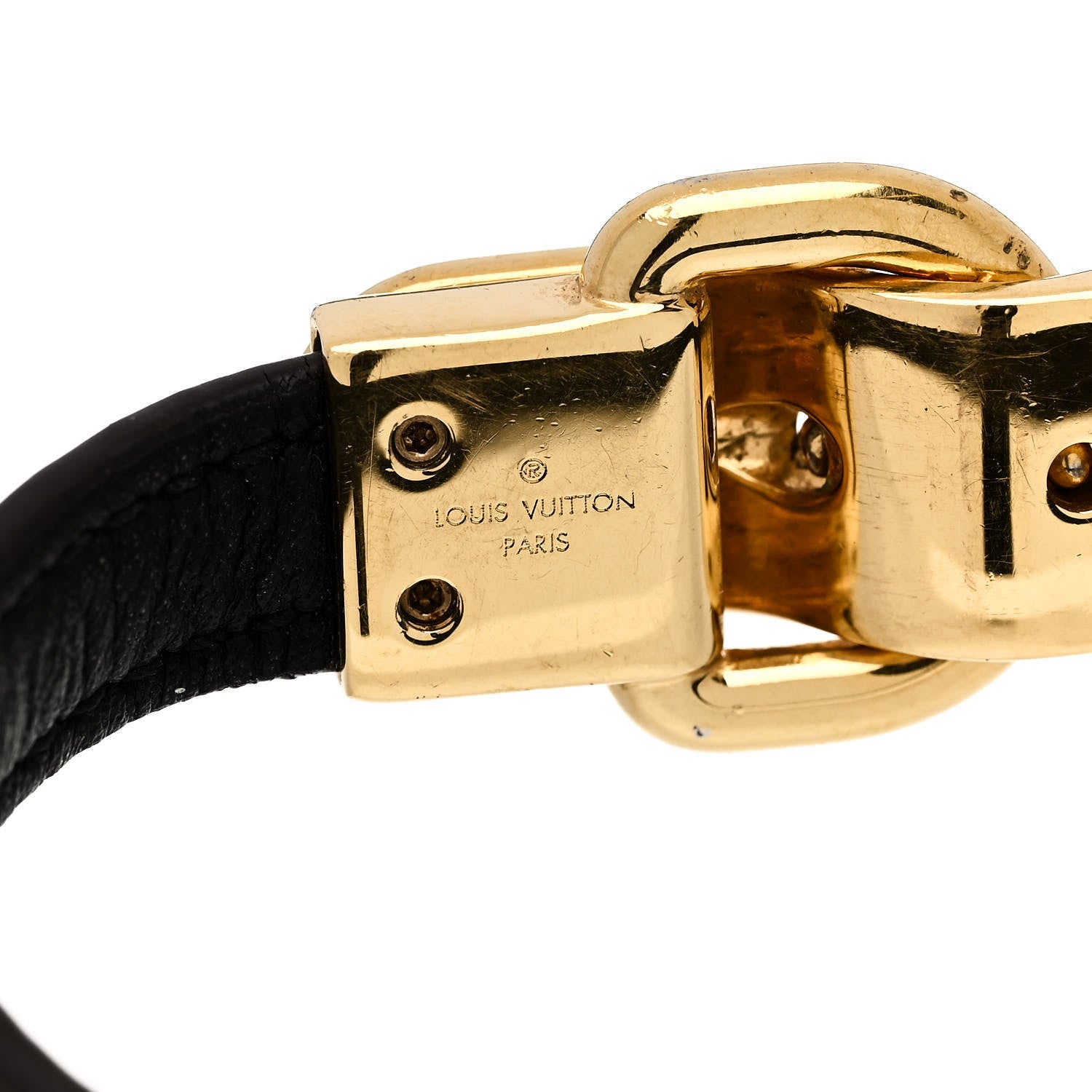 Louis Vuitton Monogram Fasten Your LV Bracelet 17 4 of 8
