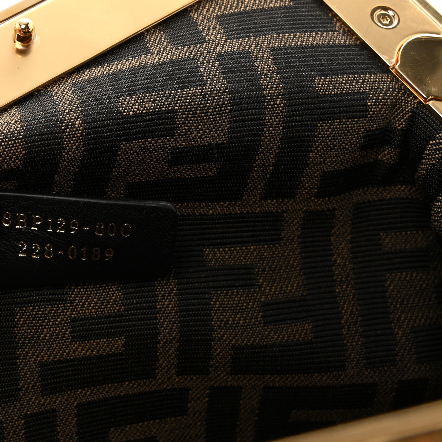 Snakeskin Small Fendi First Violetta