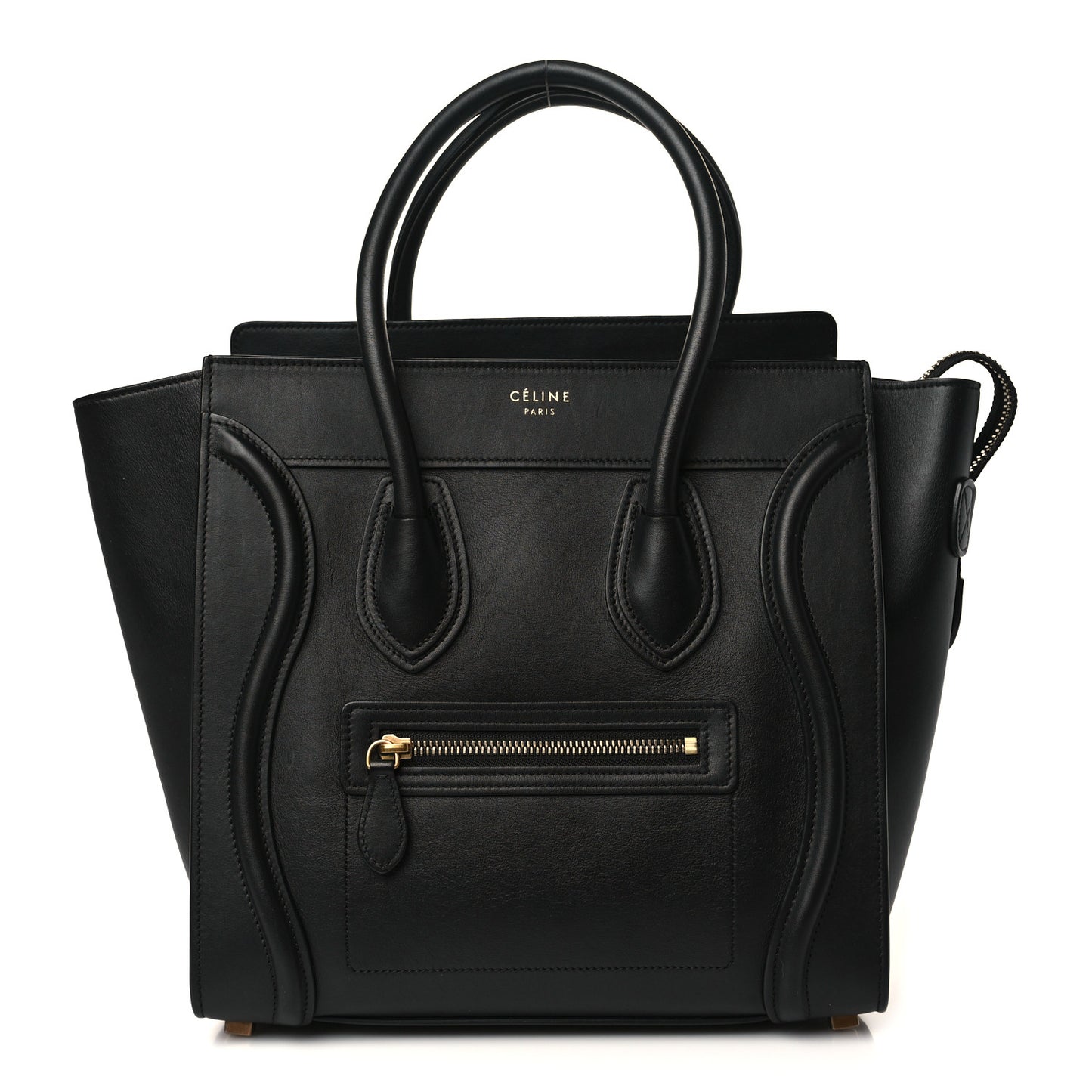 Smooth Calfskin Micro Luggage Black