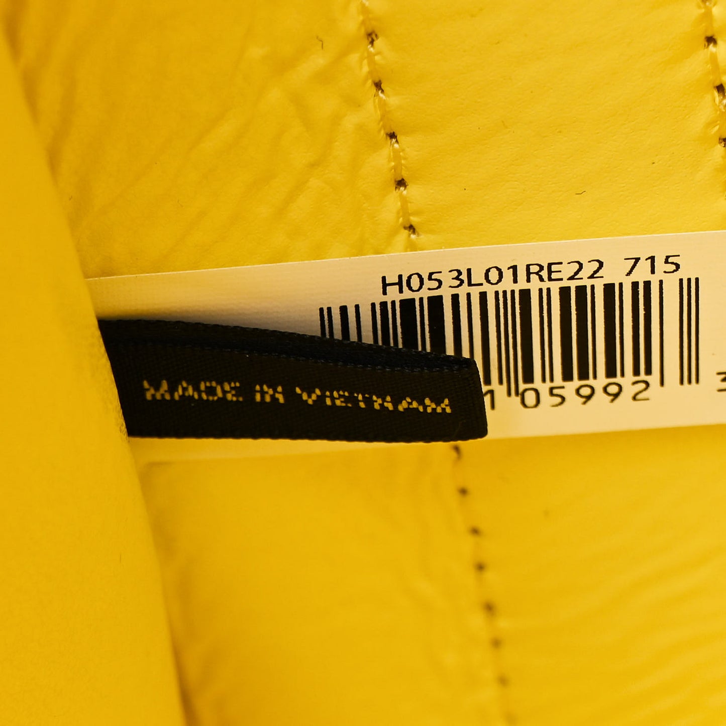 Grained Calfskin Mini The Tote Bag Yellow