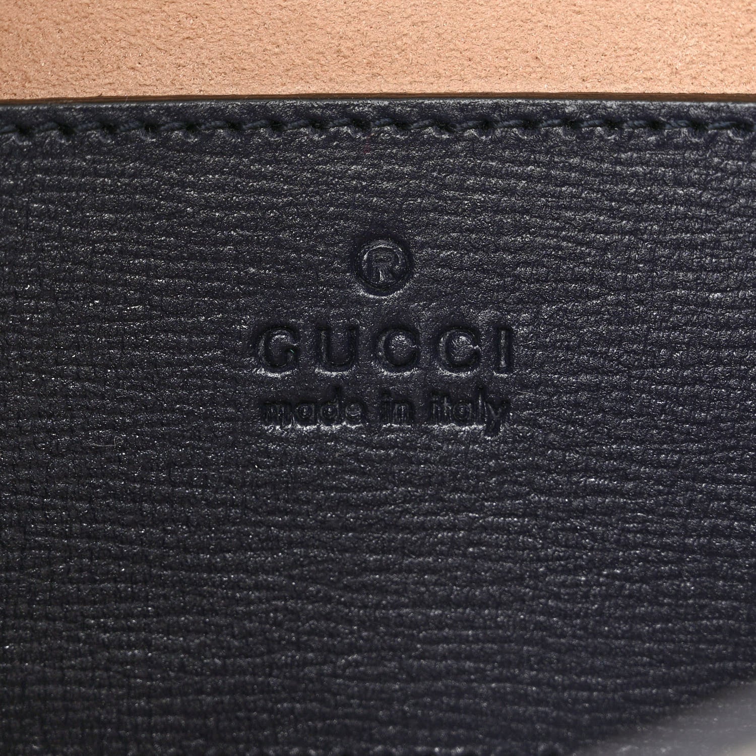 Gucci GG Supreme Monogram Azalea Calfskin Web Mini Horsebit 1955 Chain Shoulder Bag Beige Blue 6 of 9