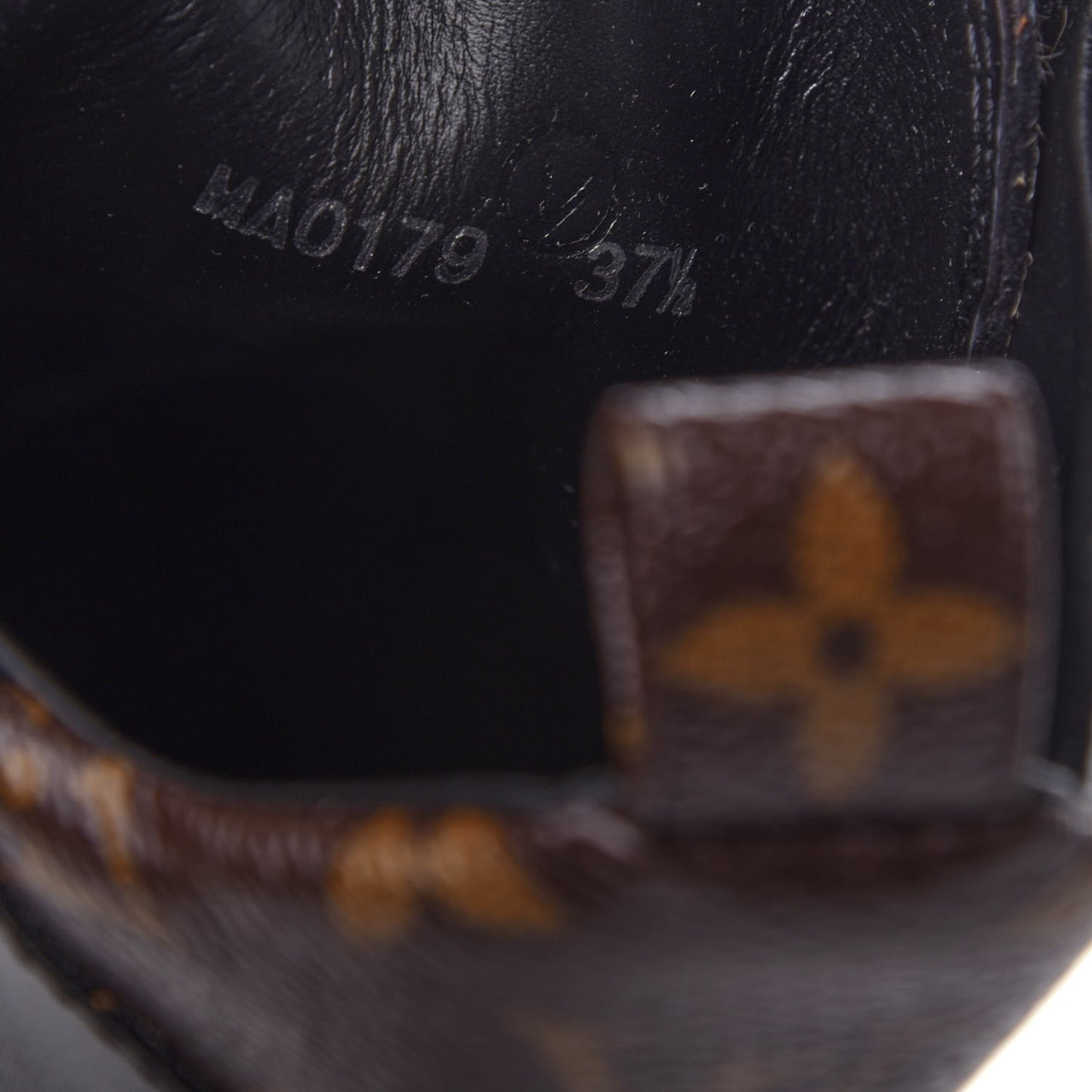 Suede Calfskin Monogram Laureate Platform Desert Boots 37.5 Cognac
