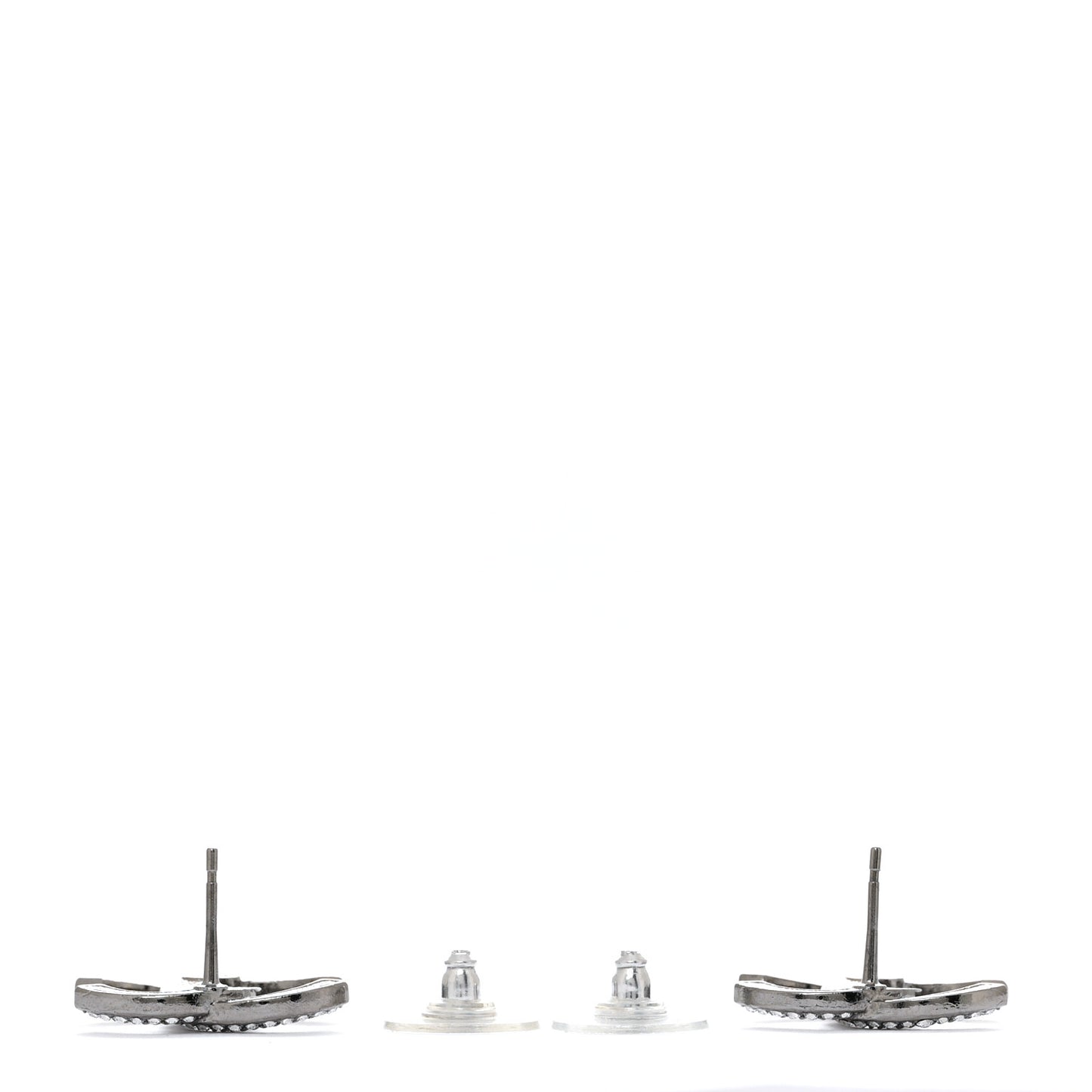 Ruthenium Crystal CC Earrings