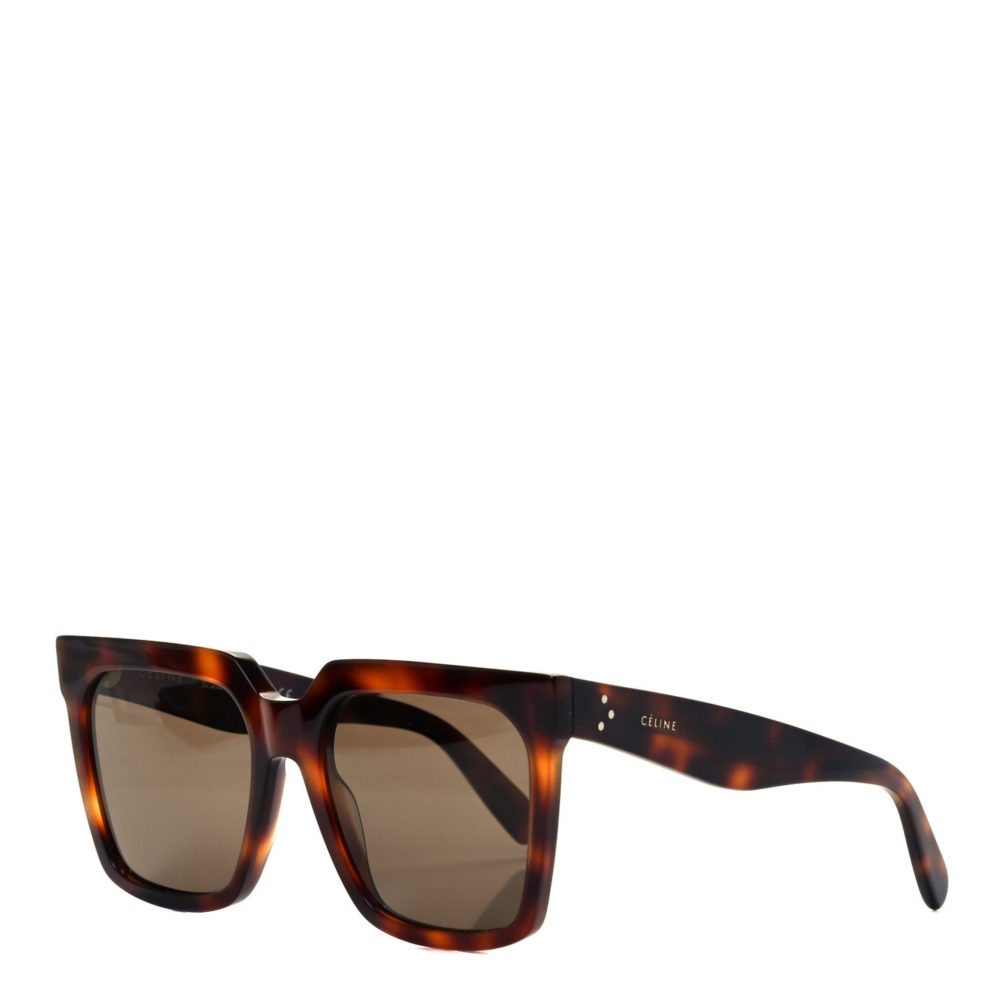 Acetate Polarized Square Sunglasses CL 40055I Red Havana
