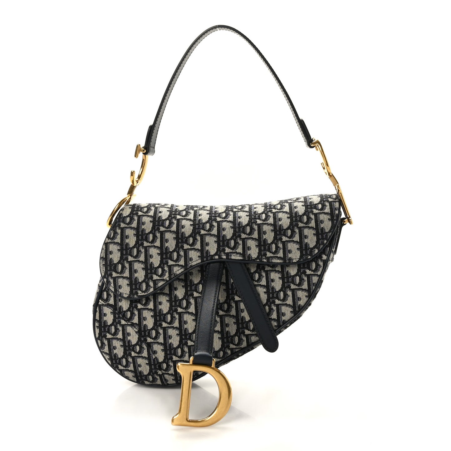 Oblique Saddle Bag Blue