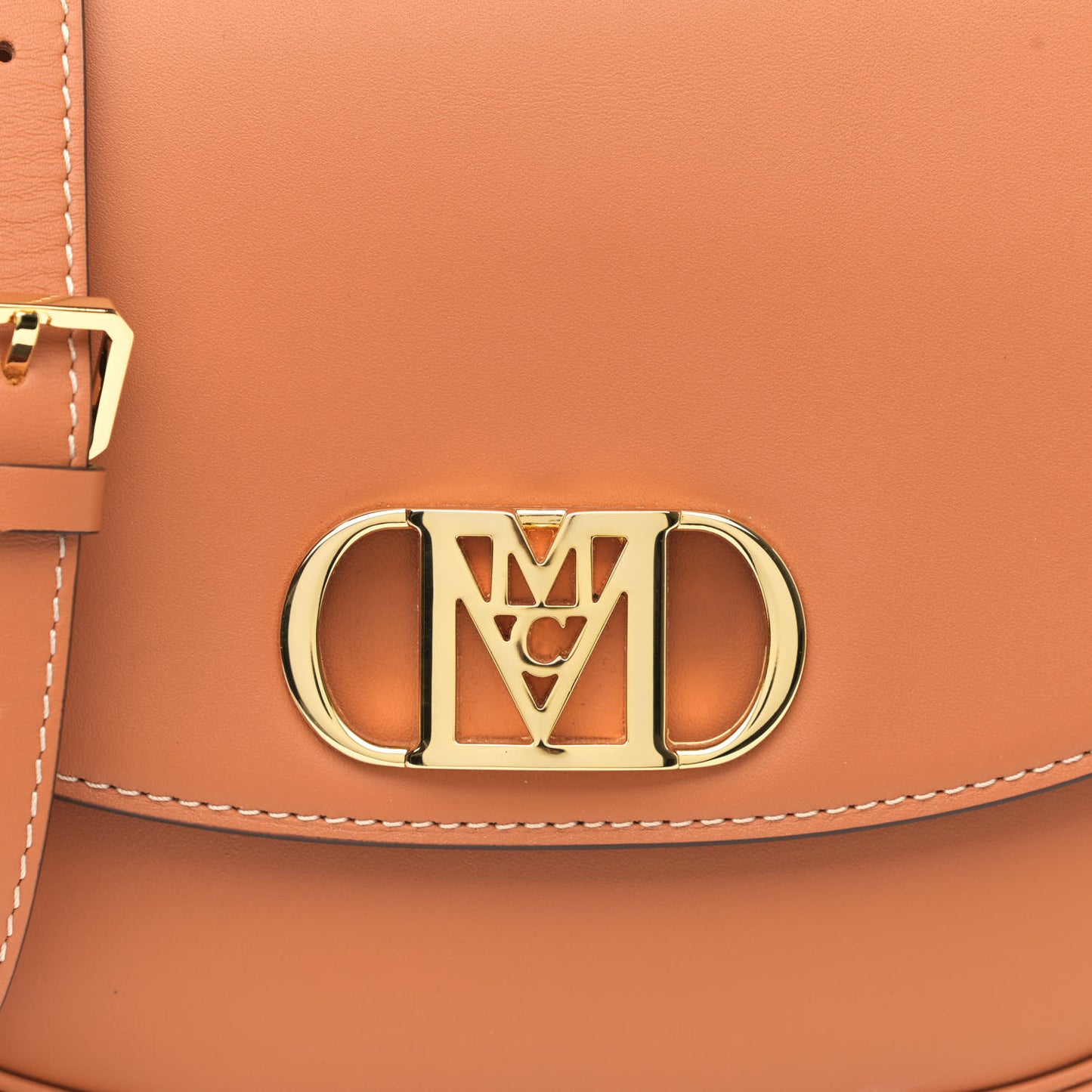 Calfskin Small Mena Crossbody Bag Cognac