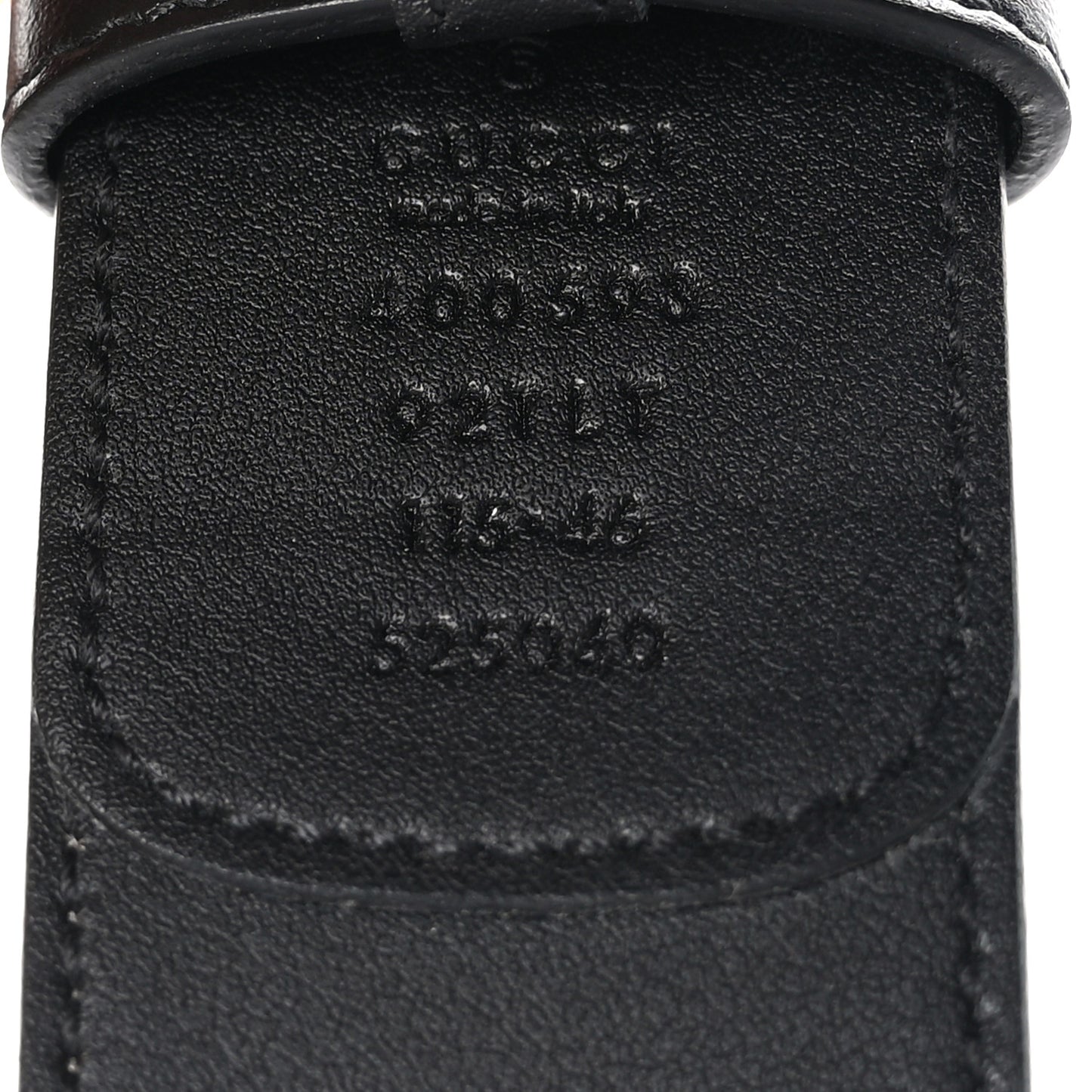 GG Supreme Monogram Matte Plutone Calfskin Double G 40mm Belt 115 46 Beige Ebony Black