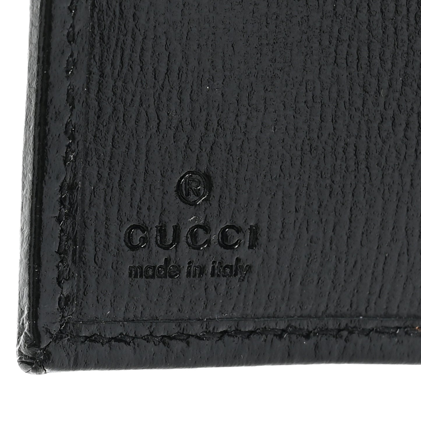 X GUCCI Canvas Azalea Calfskin Flora Logo Print Neo Classic Wallet White Multicolor Black
