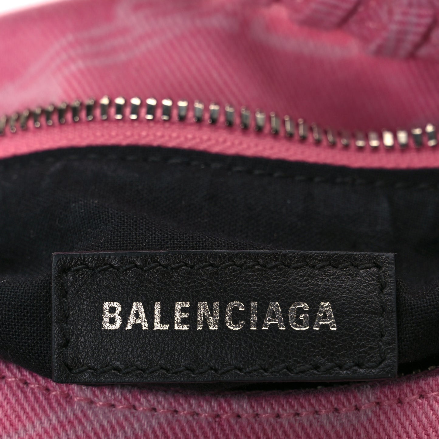 Denim BB Monogram Le Cagole Shoulder Bag XS Pink