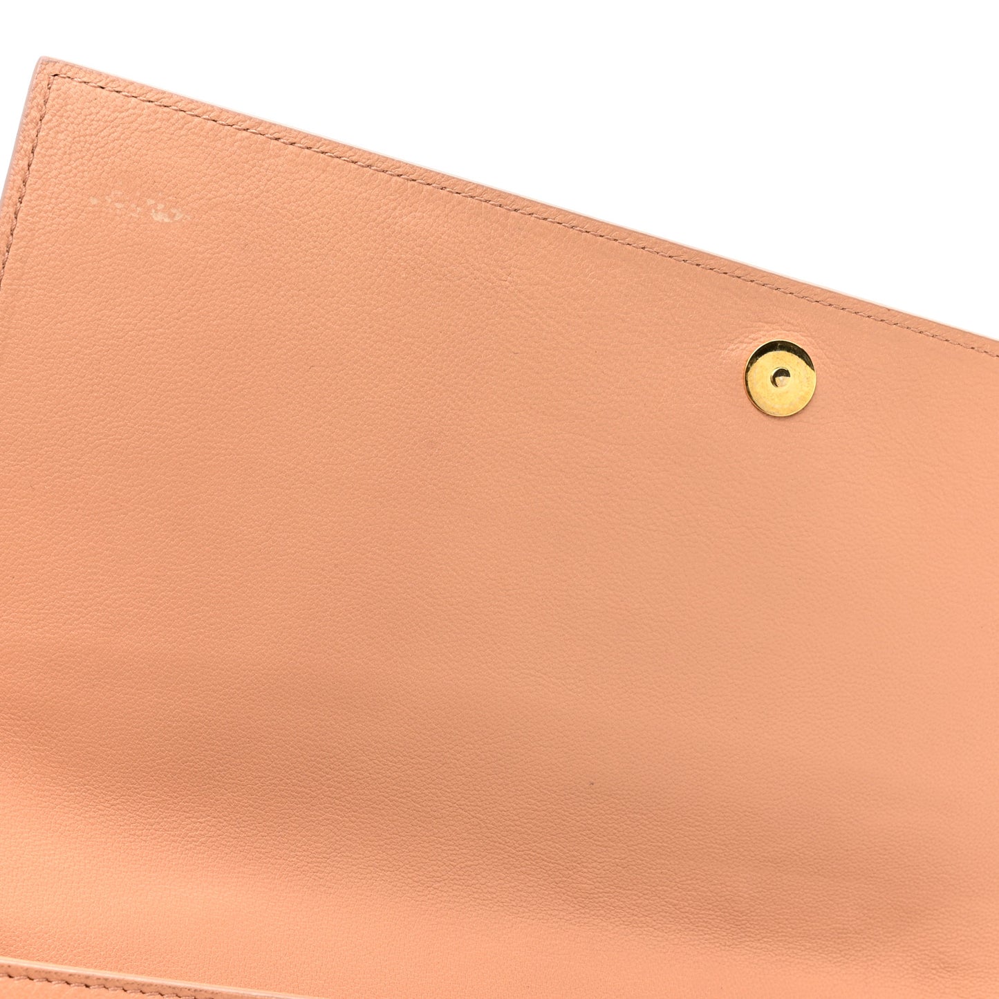 Calfskin Large Belle De Jour Clutch Beige