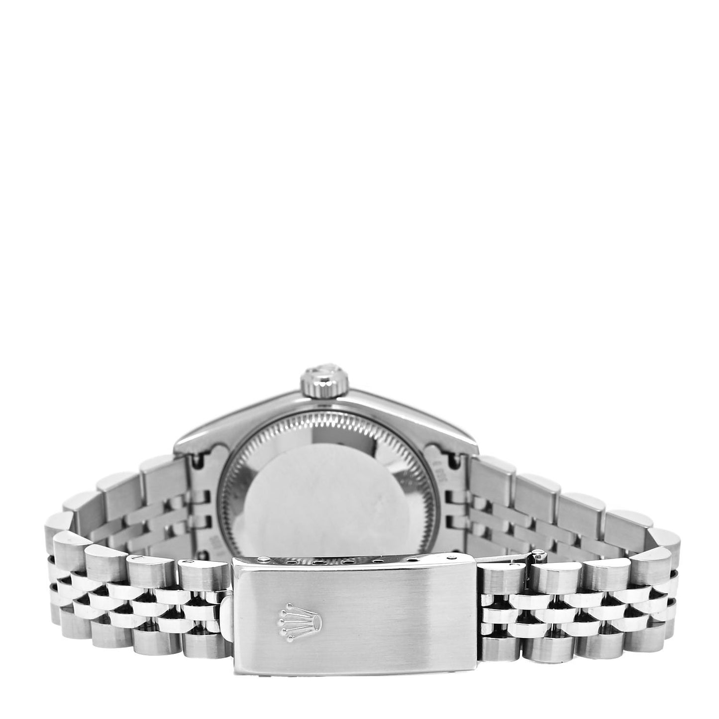 Stainless Steel 18K White Gold Diamond 26mm Oyster Perpetual Datejust Watch Blue Gradient 79174