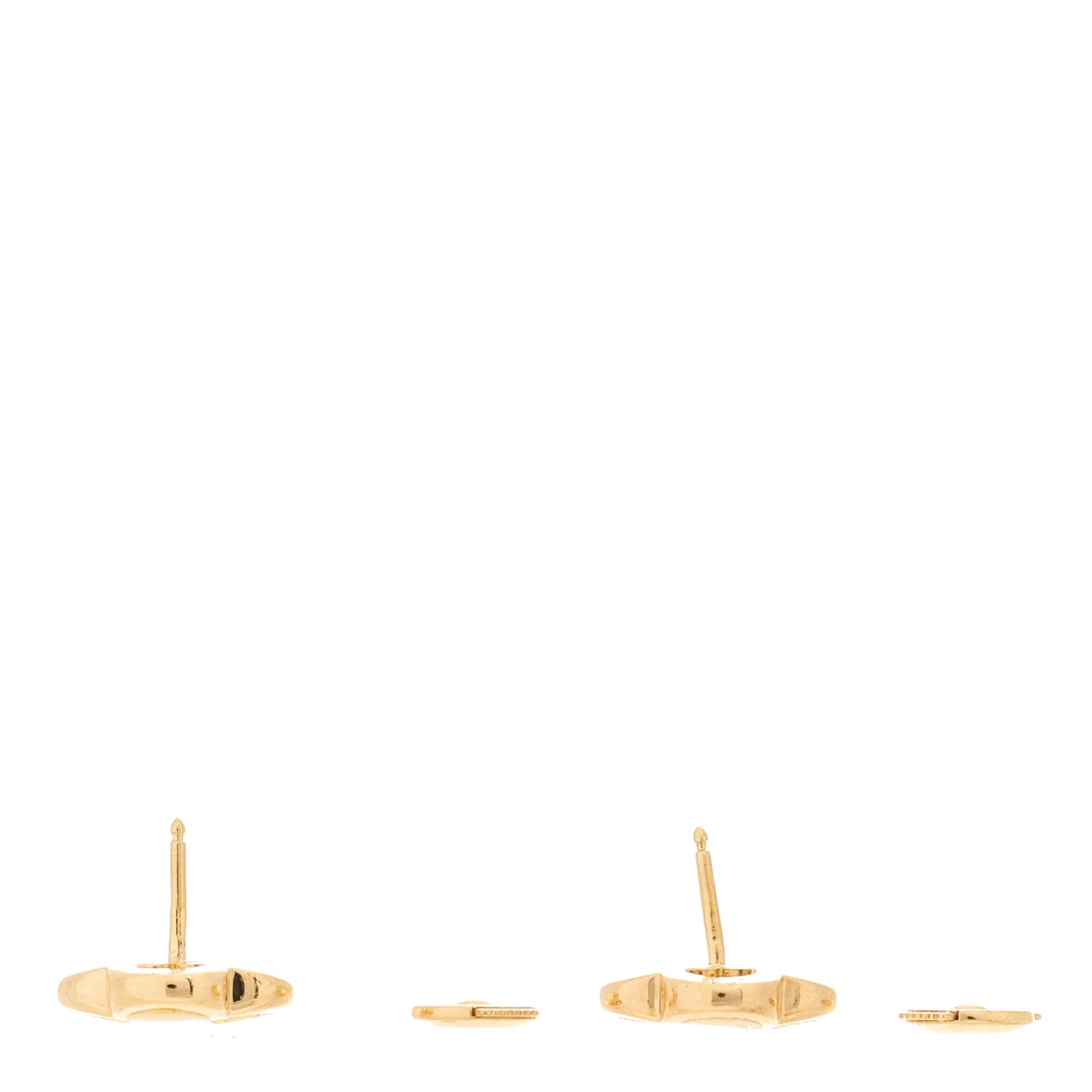 18K Yellow Gold Mother of Pearl Pure Alhambra Earrings