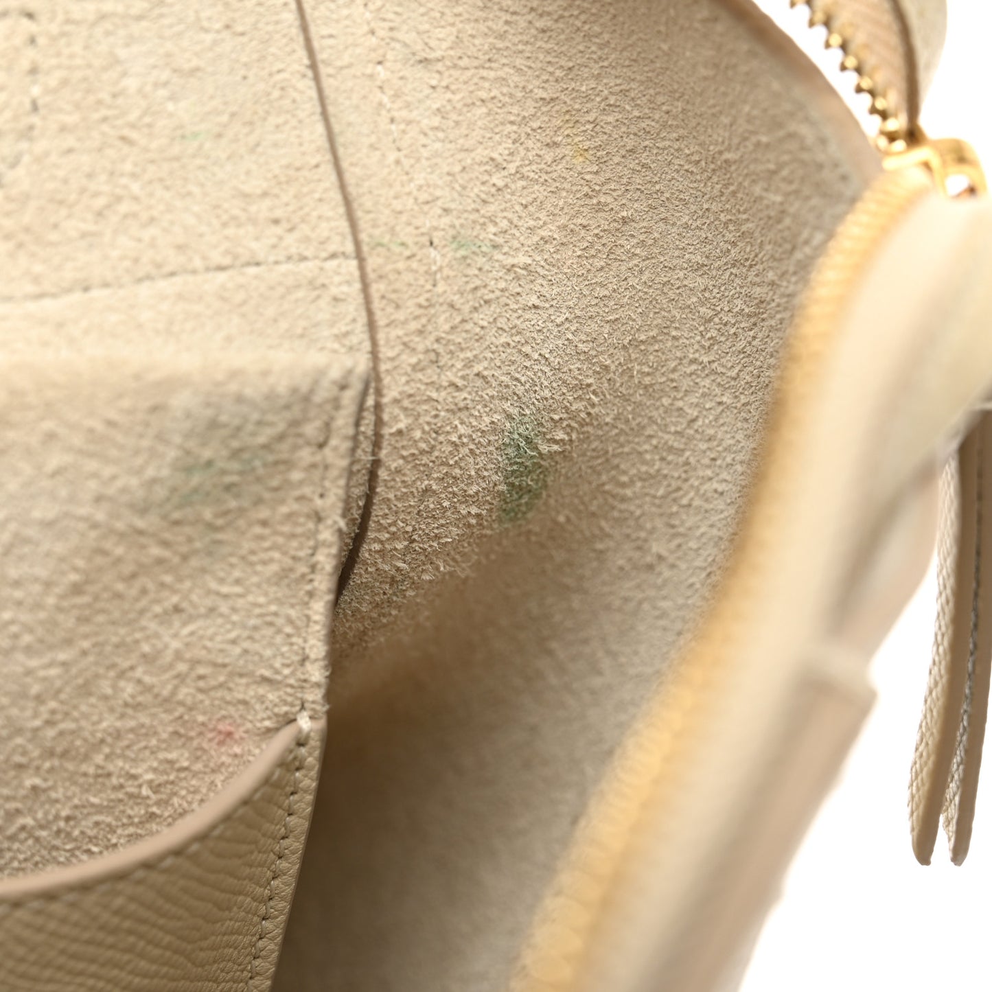 Grained Calfskin Micro Belt Bag Linen