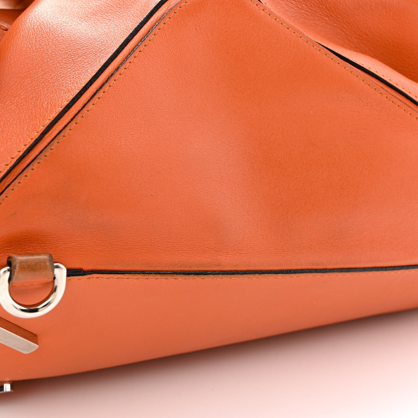 Calfskin Medium Puzzle Bag Orange