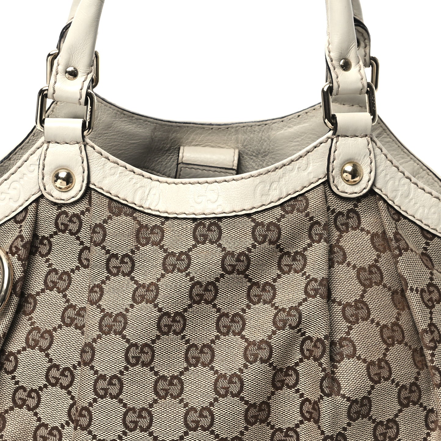 Monogram Medium Sukey Tote Off White