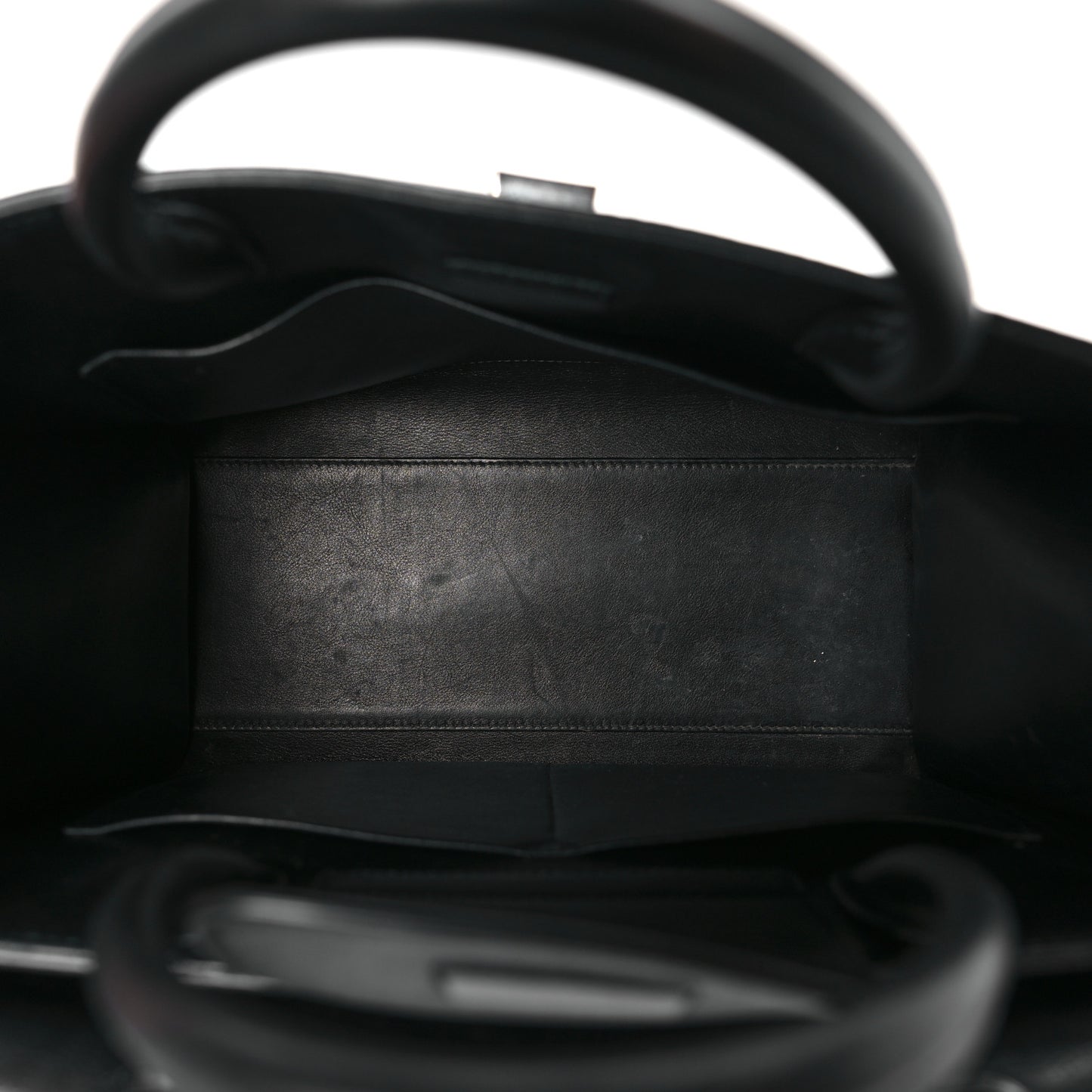 Grained Calfskin Medium Diorever Flap Black
