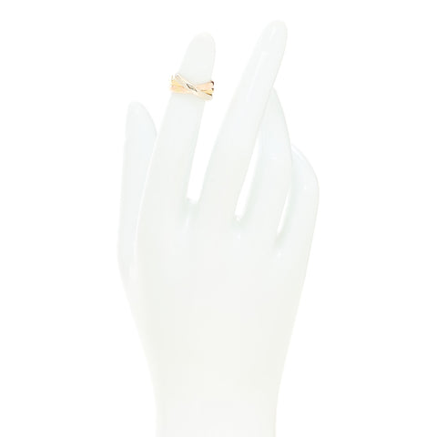 18K Pink Yellow White Gold Small Trinity Ring 44 3