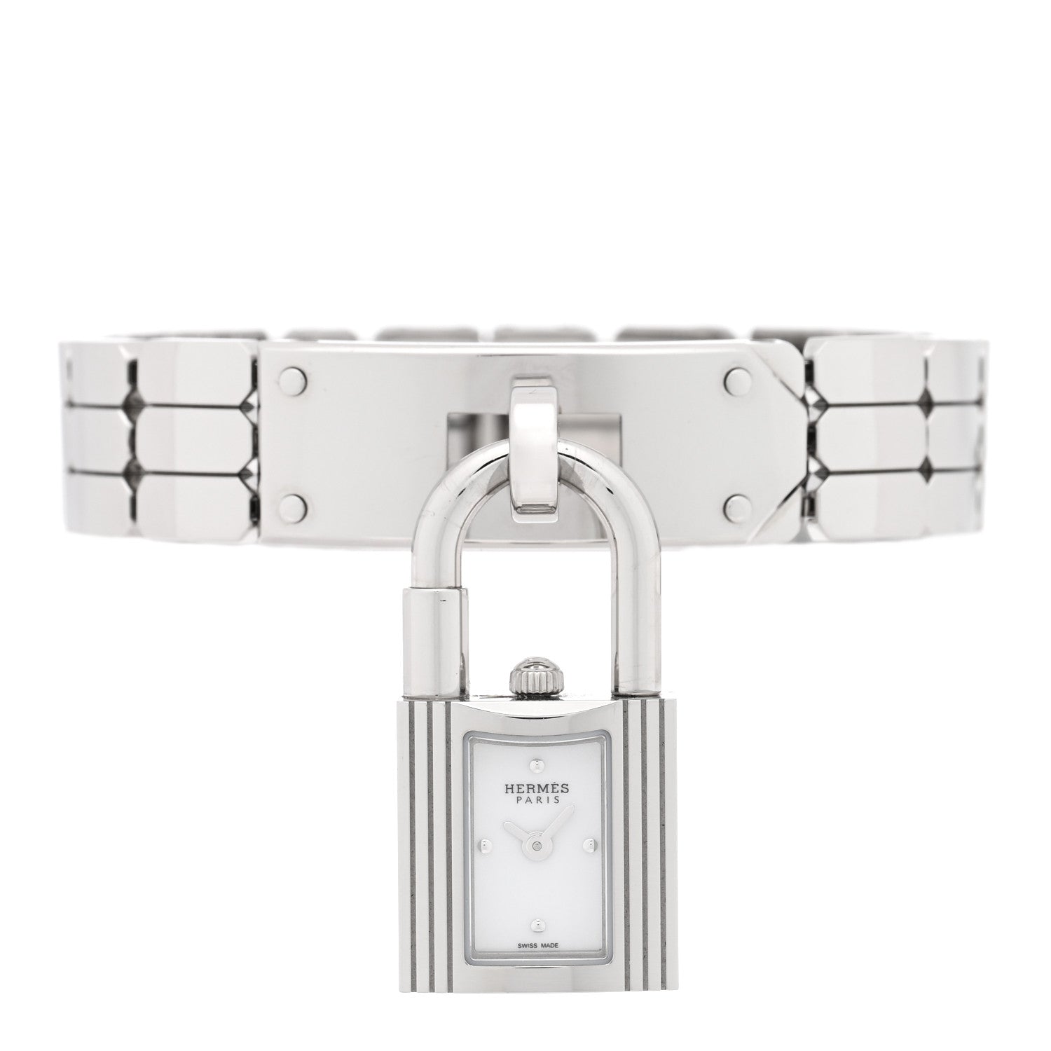 Hermes Stainless Steel 16mm Kelly Quartz Watch 1886286 – FASHIONPHILE