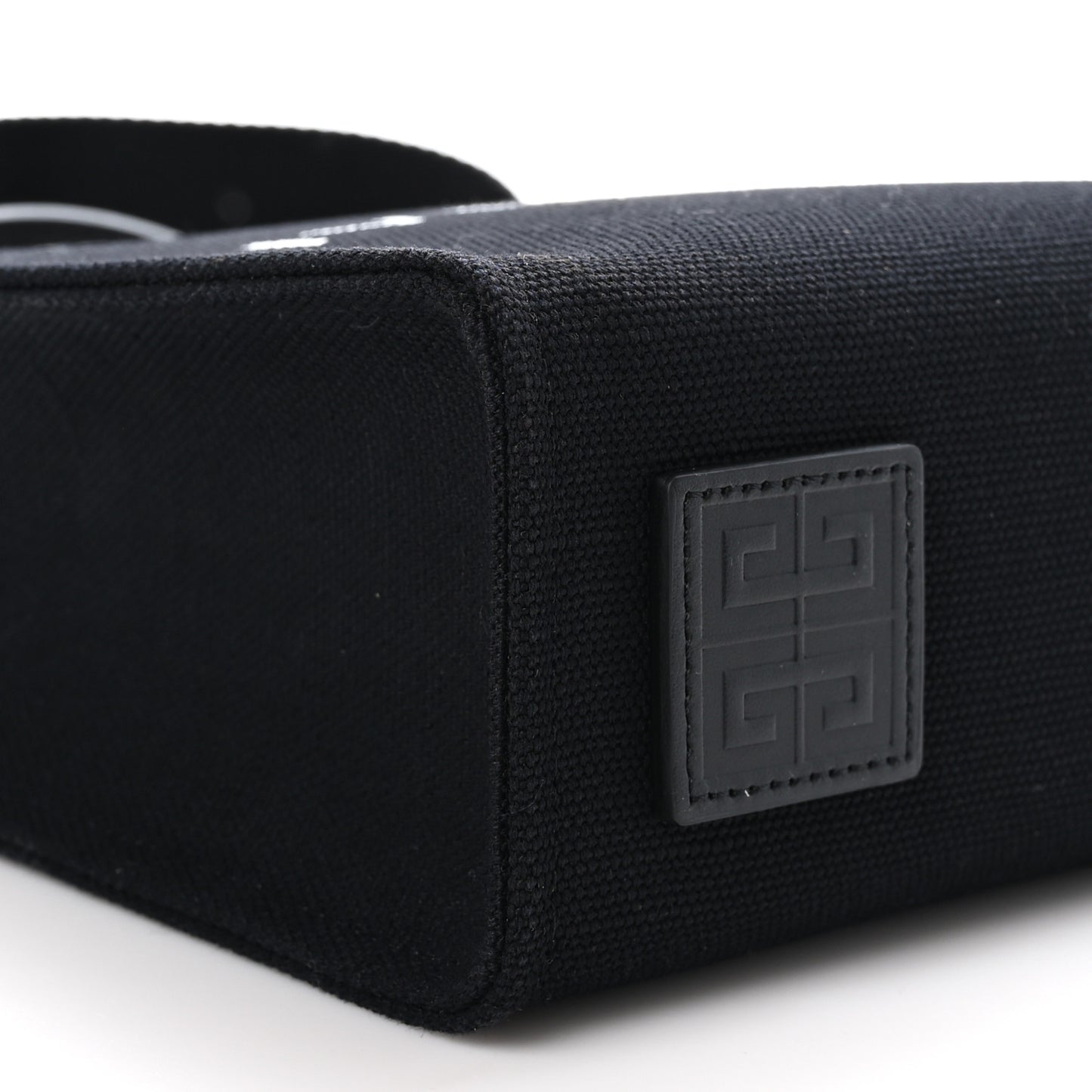 Canvas Mini Bond Shopper Tote Black